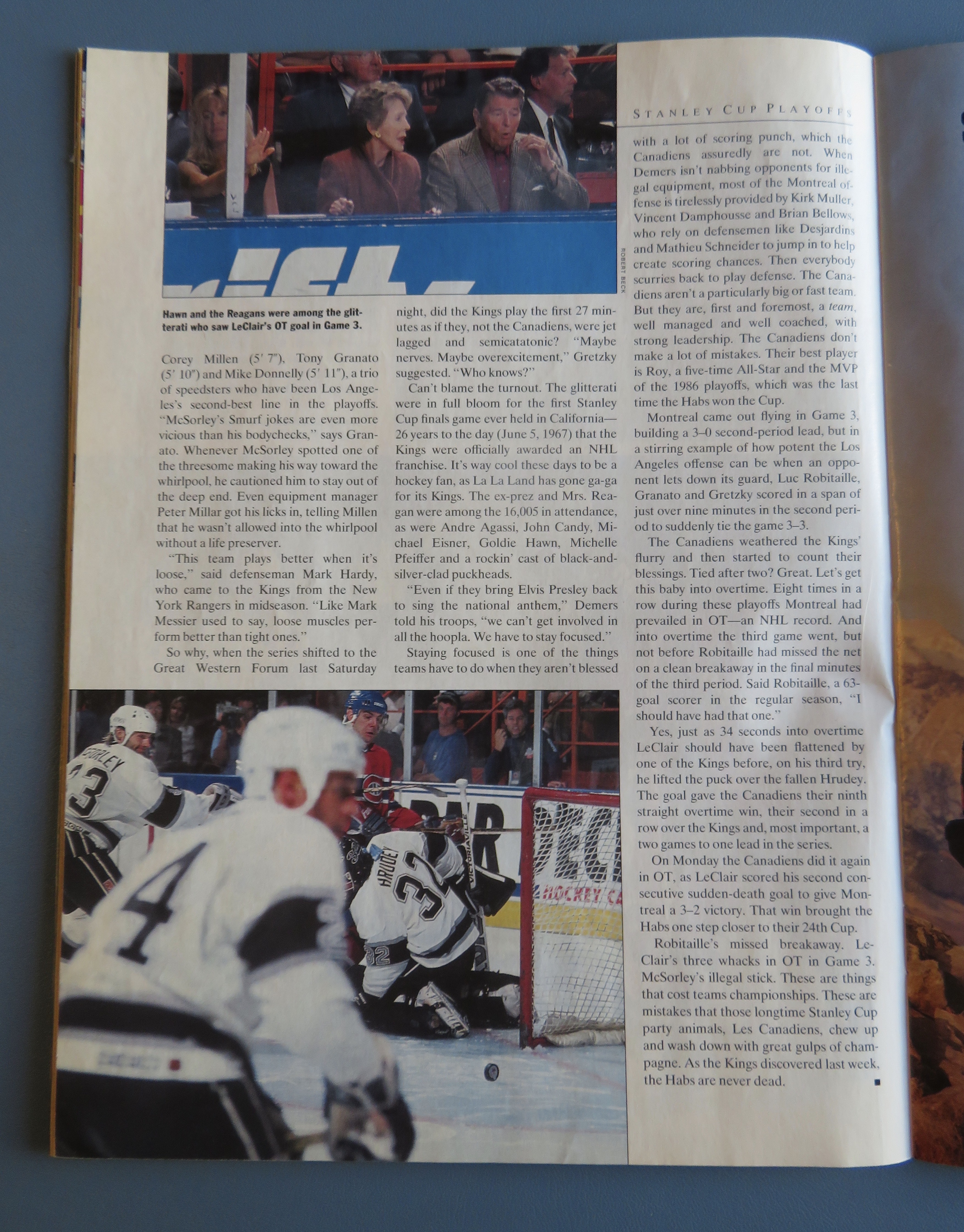 Sports Illustrated Magazine June 14, 1993 Stanley Cup