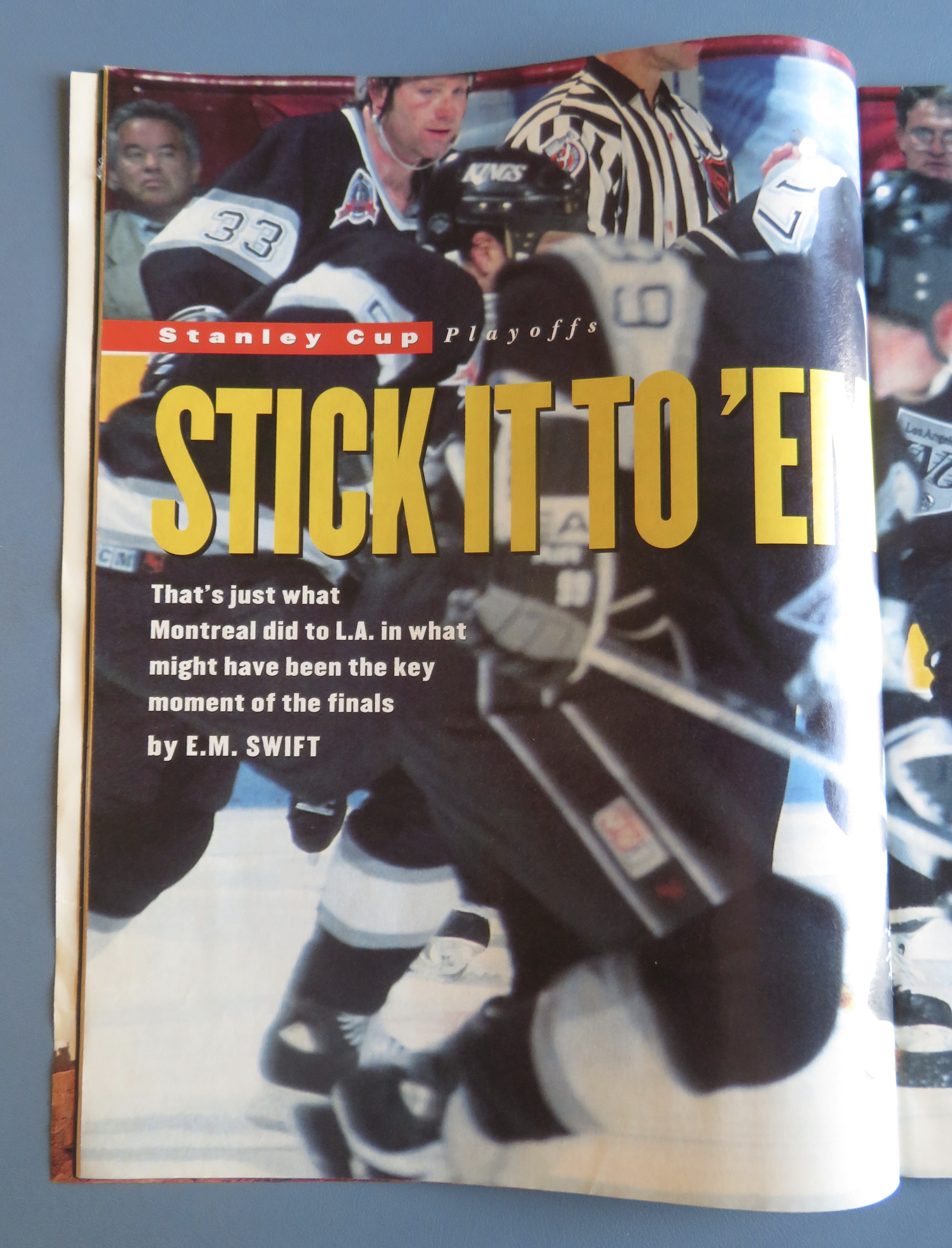 Sports Illustrated Magazine June 14, 1993 Stanley Cup