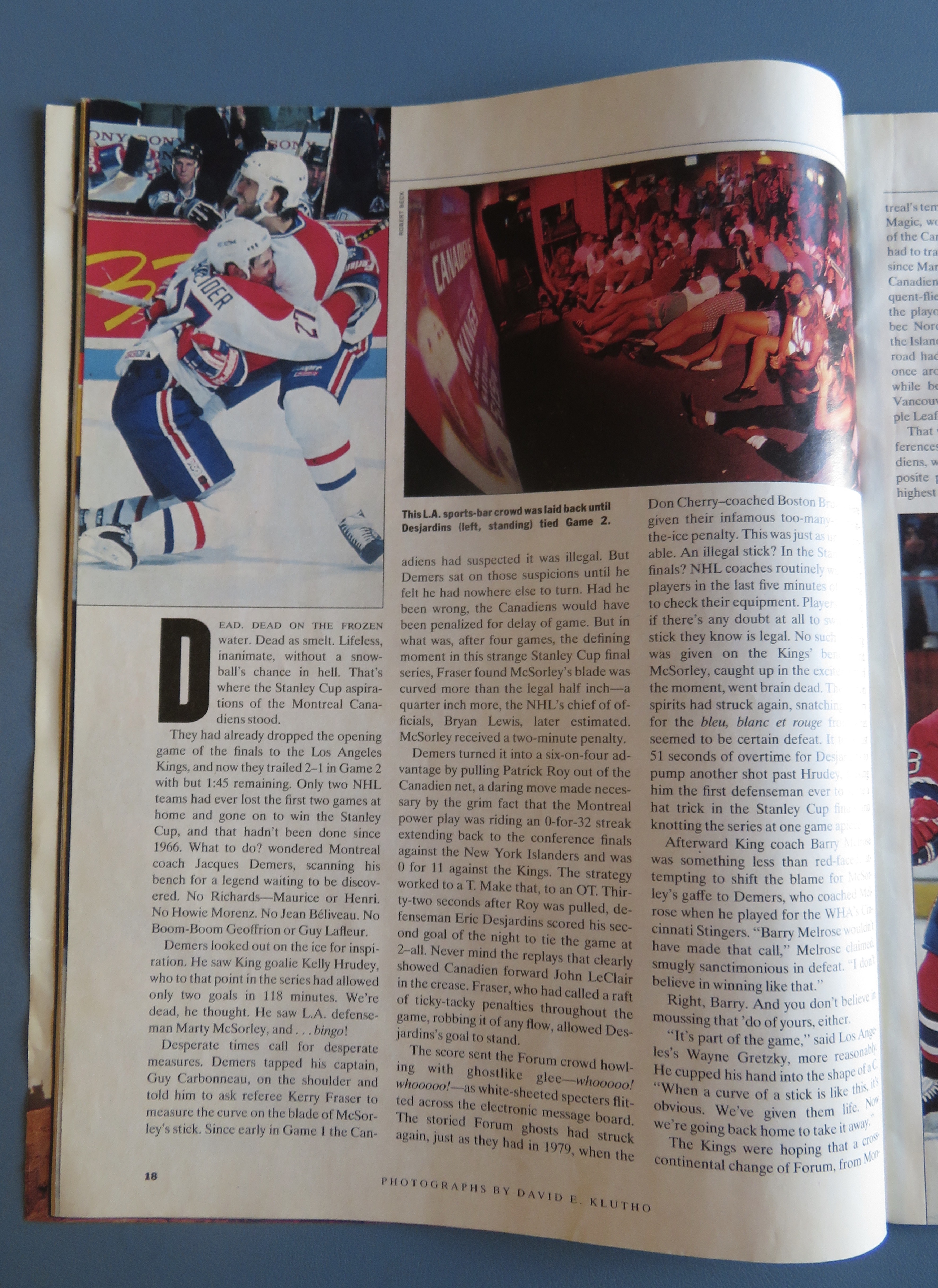 Sports Illustrated Magazine June 14, 1993 Stanley Cup