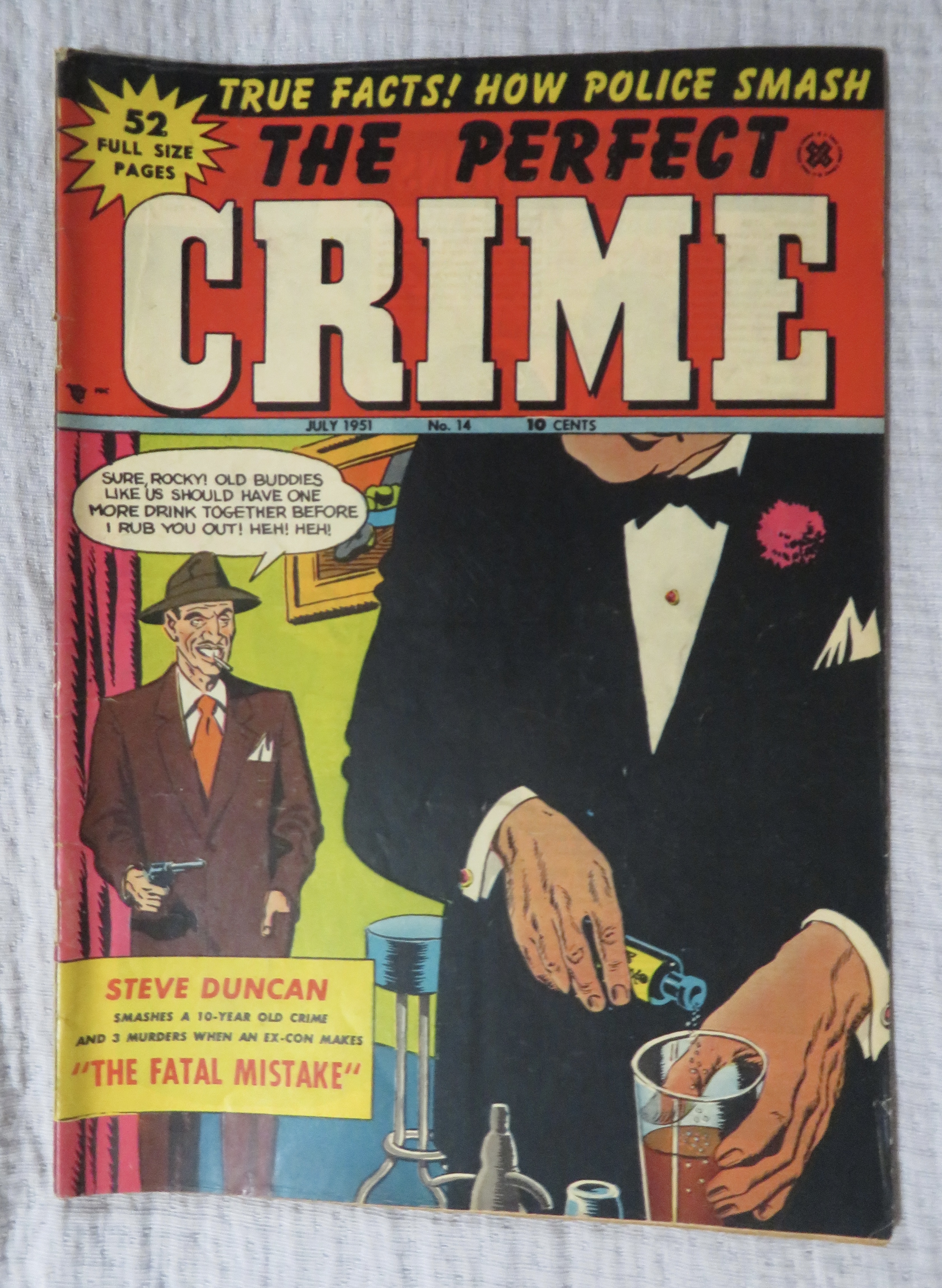 The Perfect Crime Comic July 1951 The Fatal Mistake