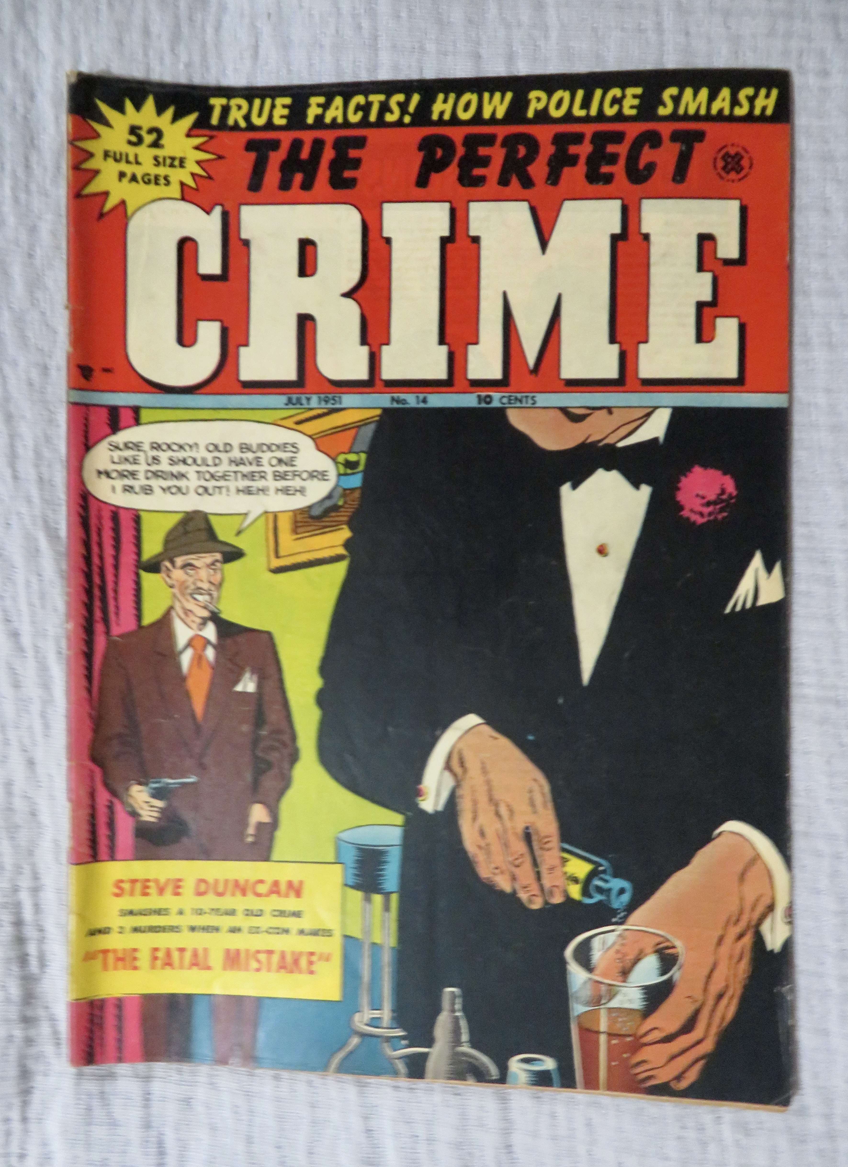 The Perfect Crime Comic July 1951 The Fatal Mistake