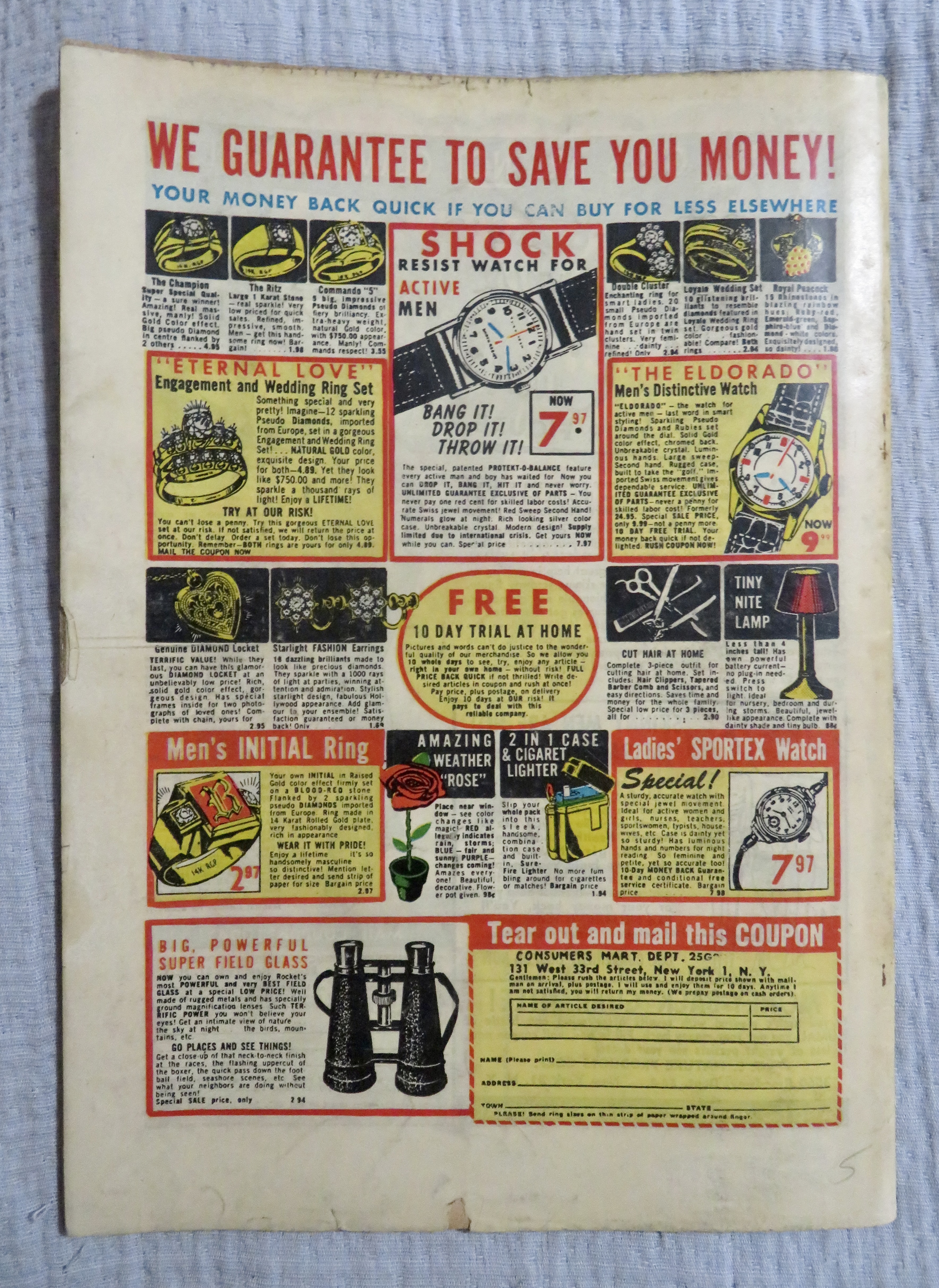 The Perfect Crime Comic July 1951 The Fatal Mistake