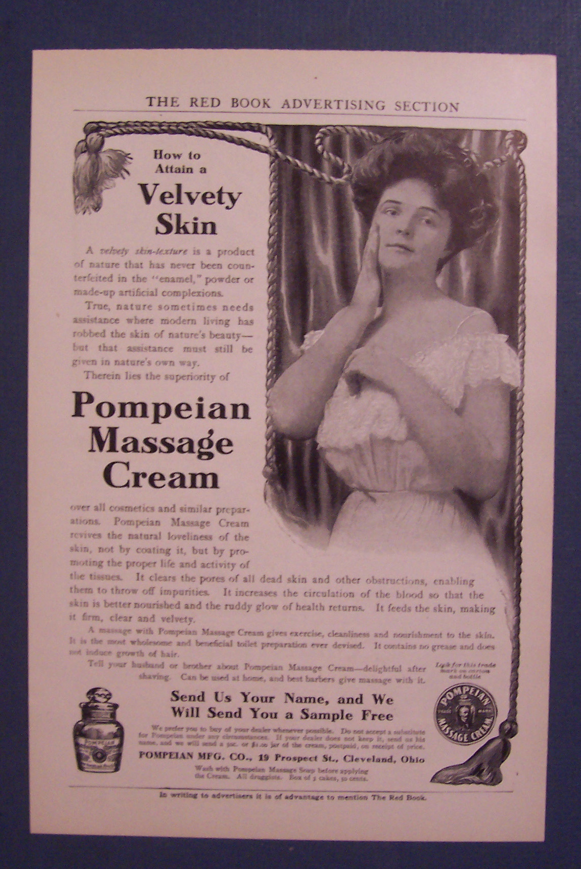 1906  Pompeian Massage Cream