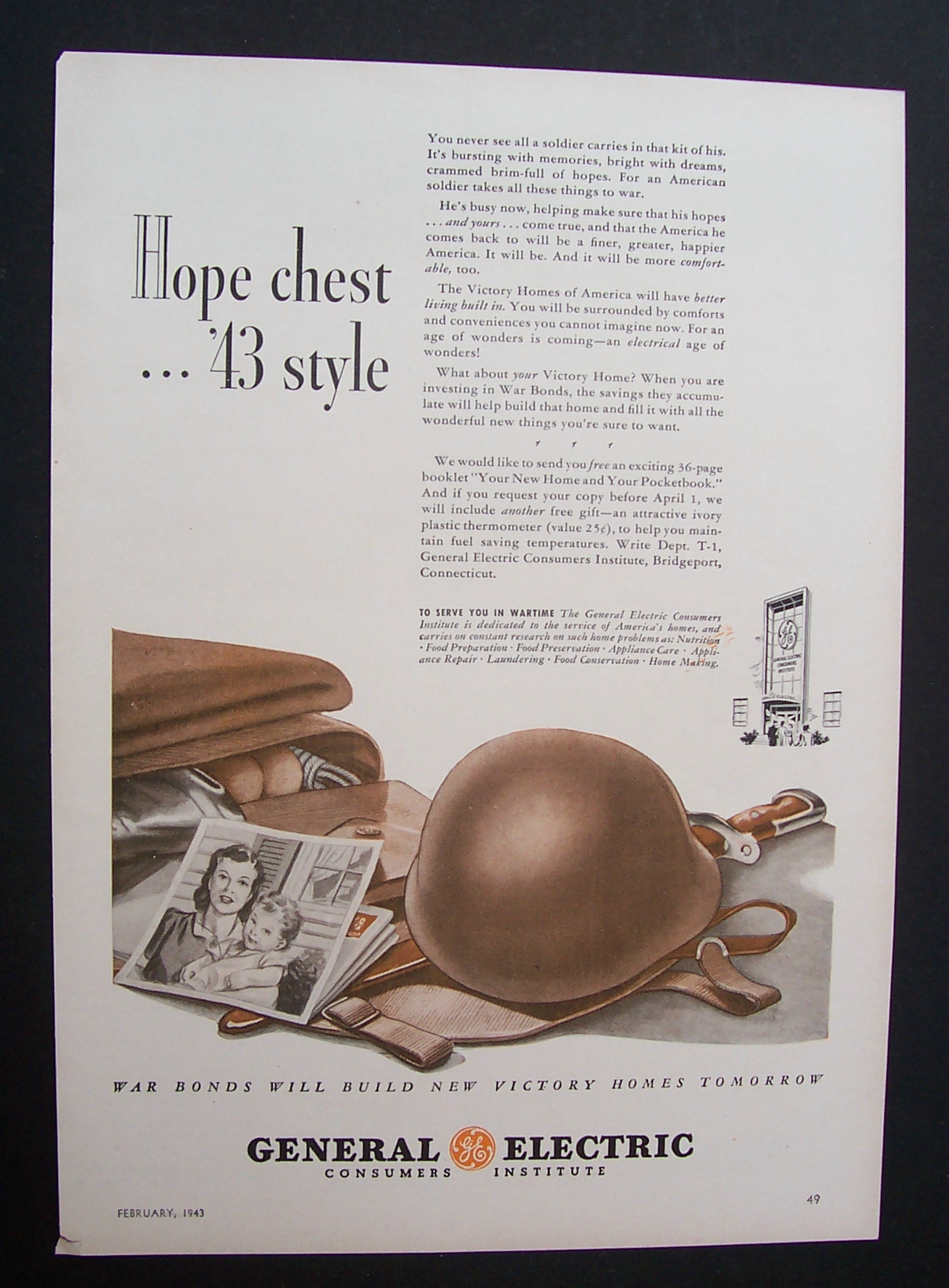 1943 General Electric Consumers Institute
