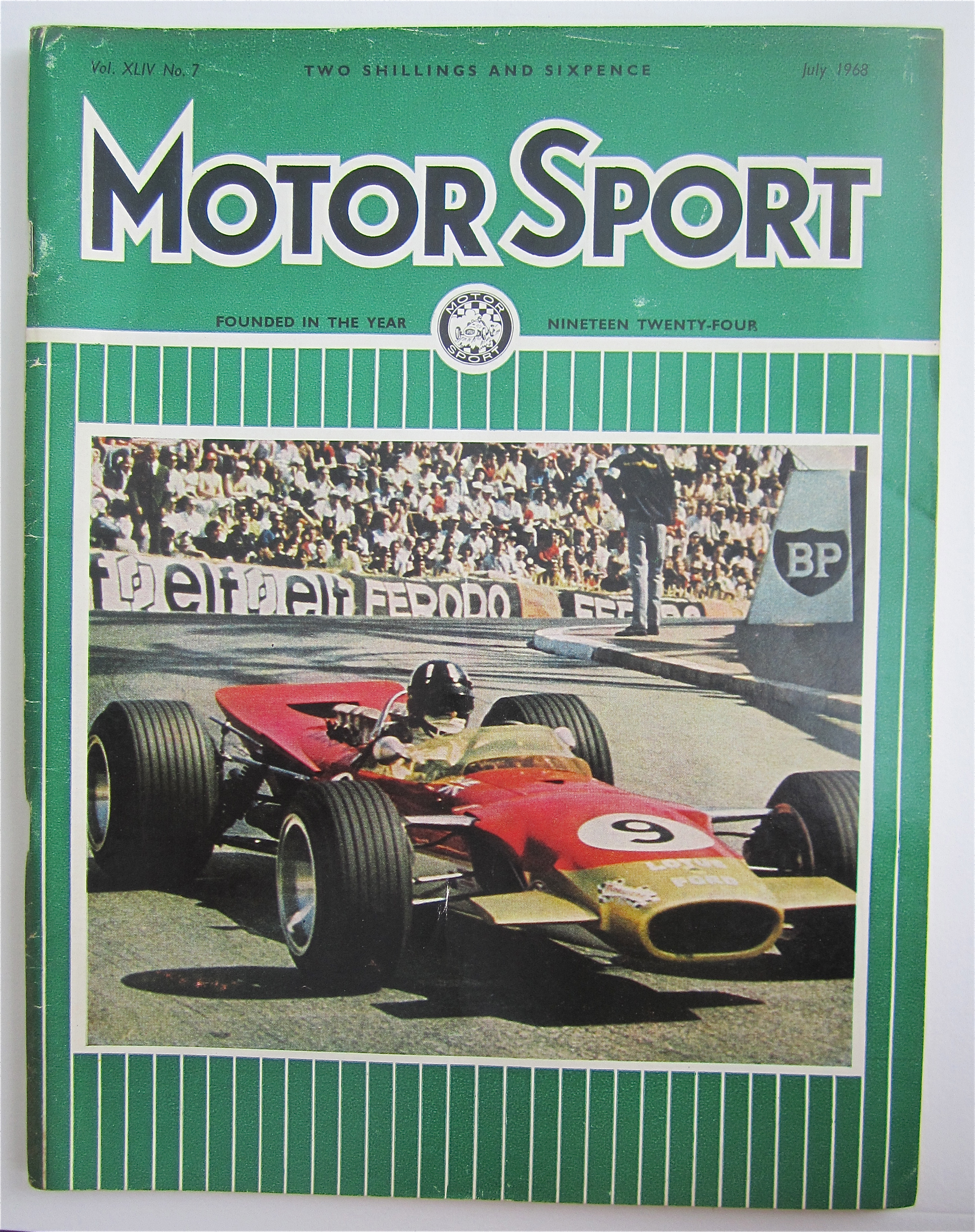 Motor Sport Magazine July 1968 Graham Hill