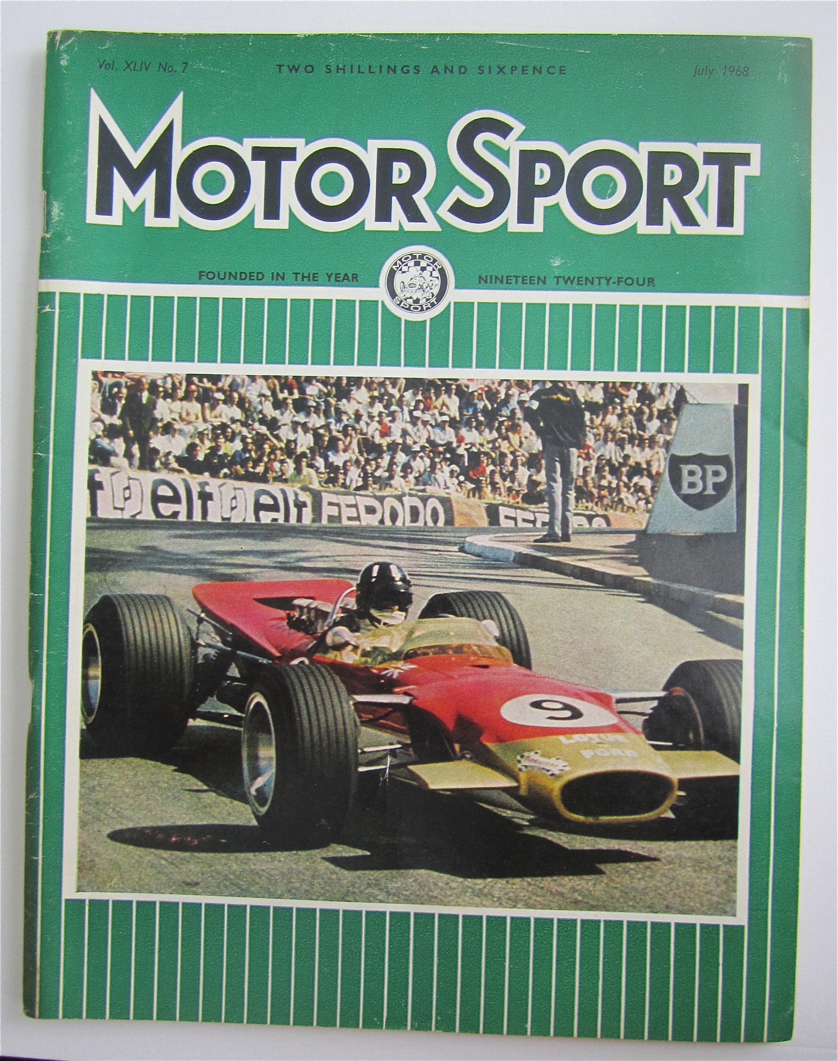 Motor Sport Magazine July 1968 Graham Hill