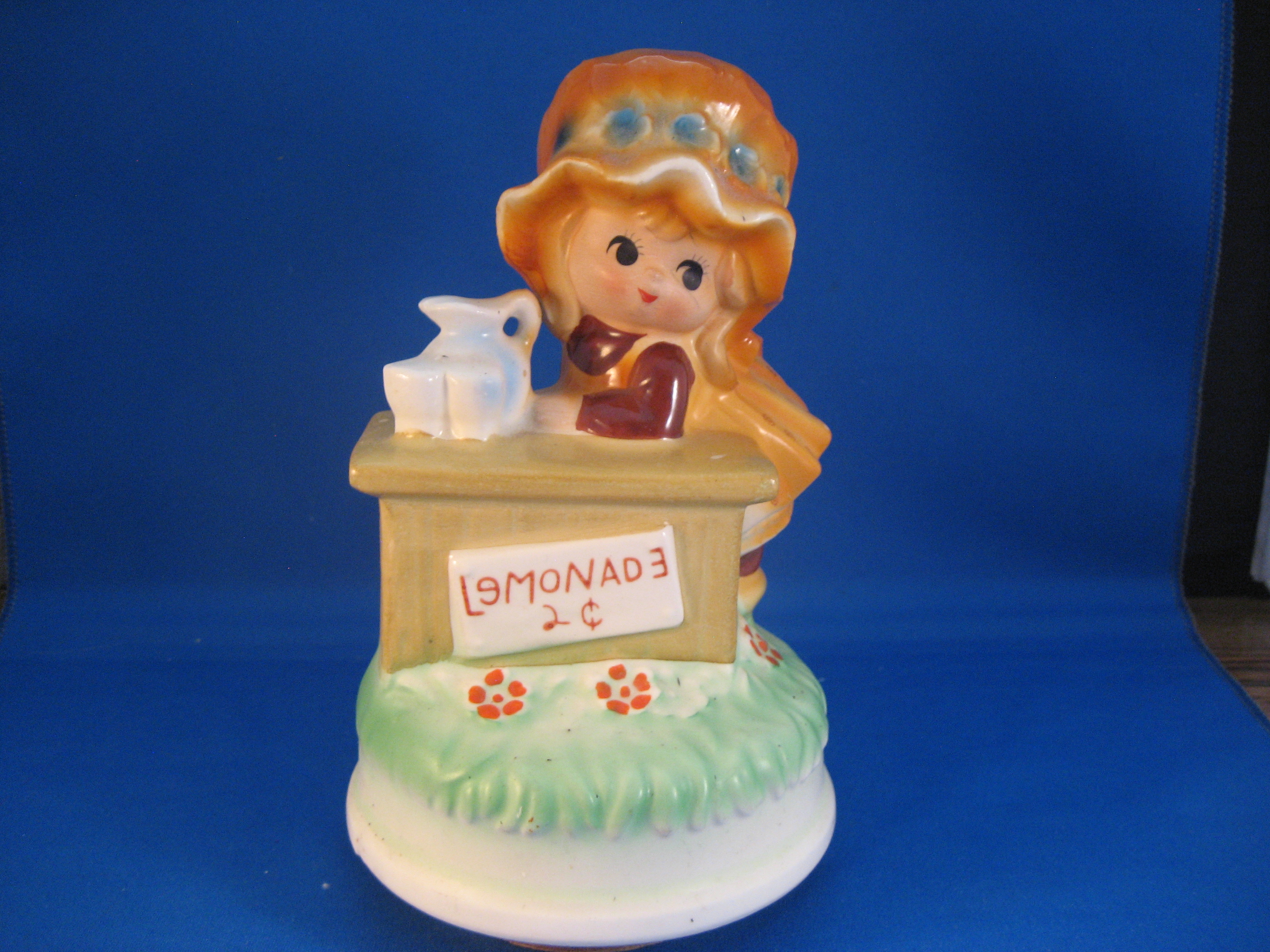 Bonnett Girl Music Box