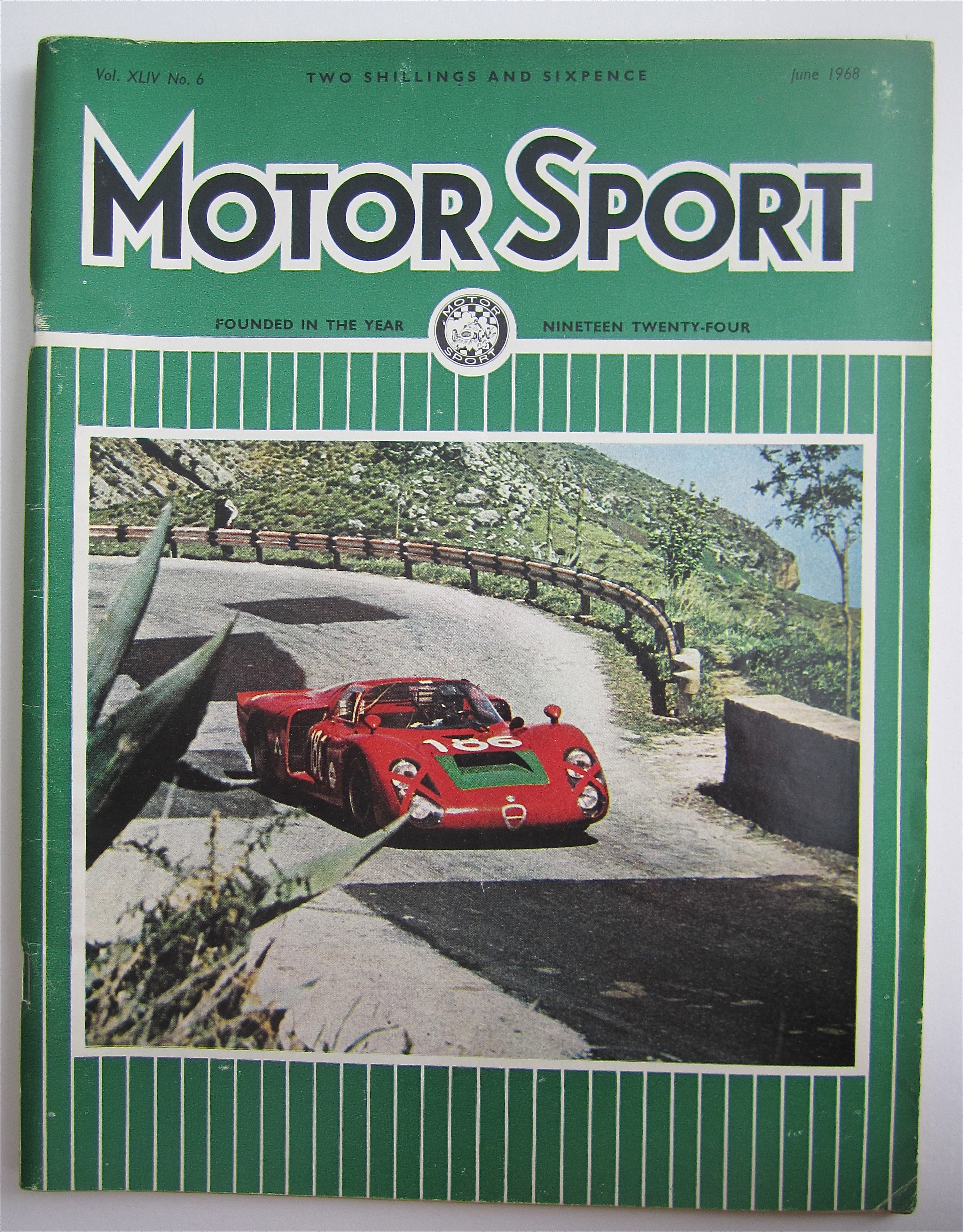 Motor Sport Magazine June 1968 Alfa Romeo 33