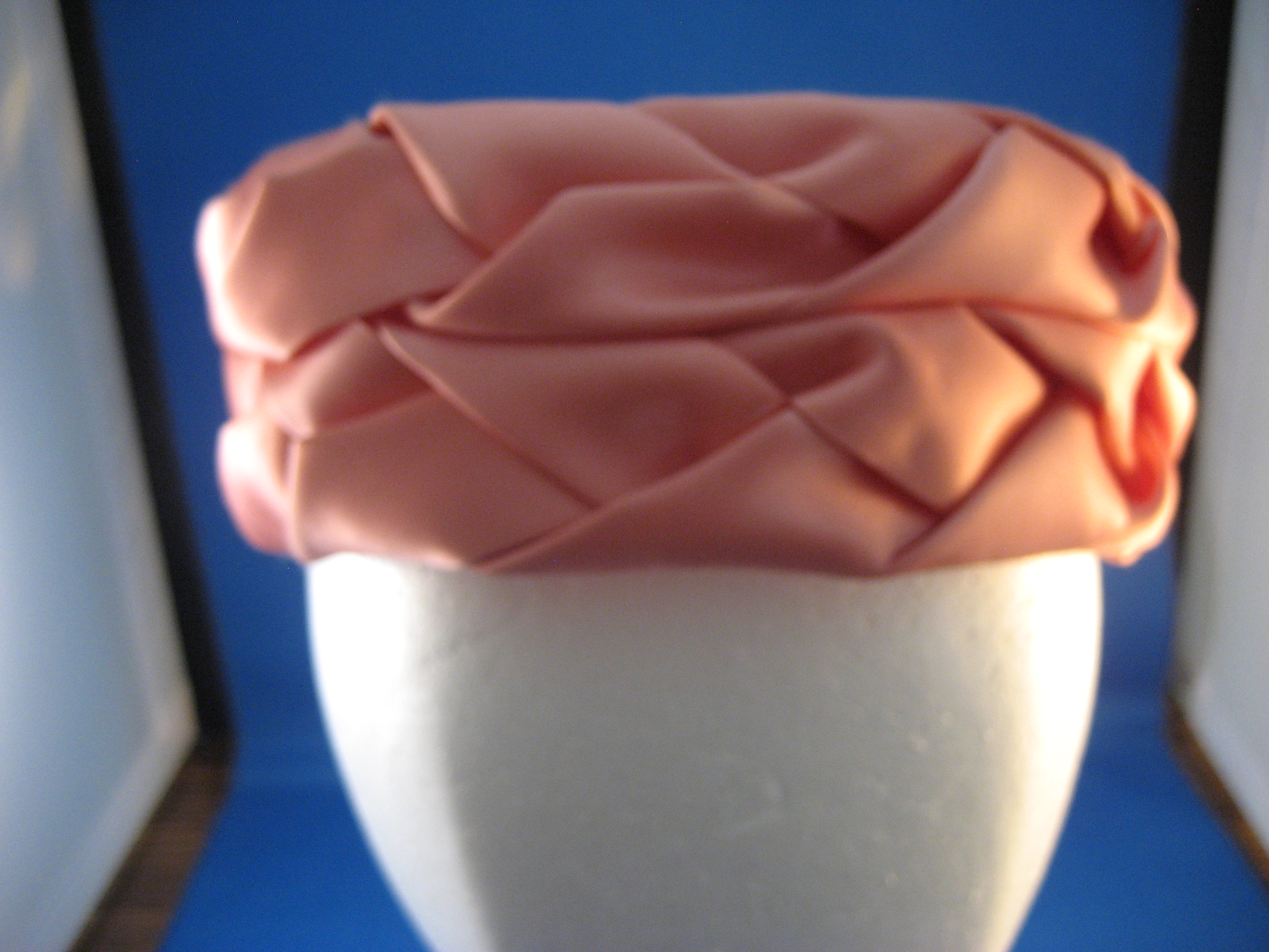 Pink Ribbon Box Hat