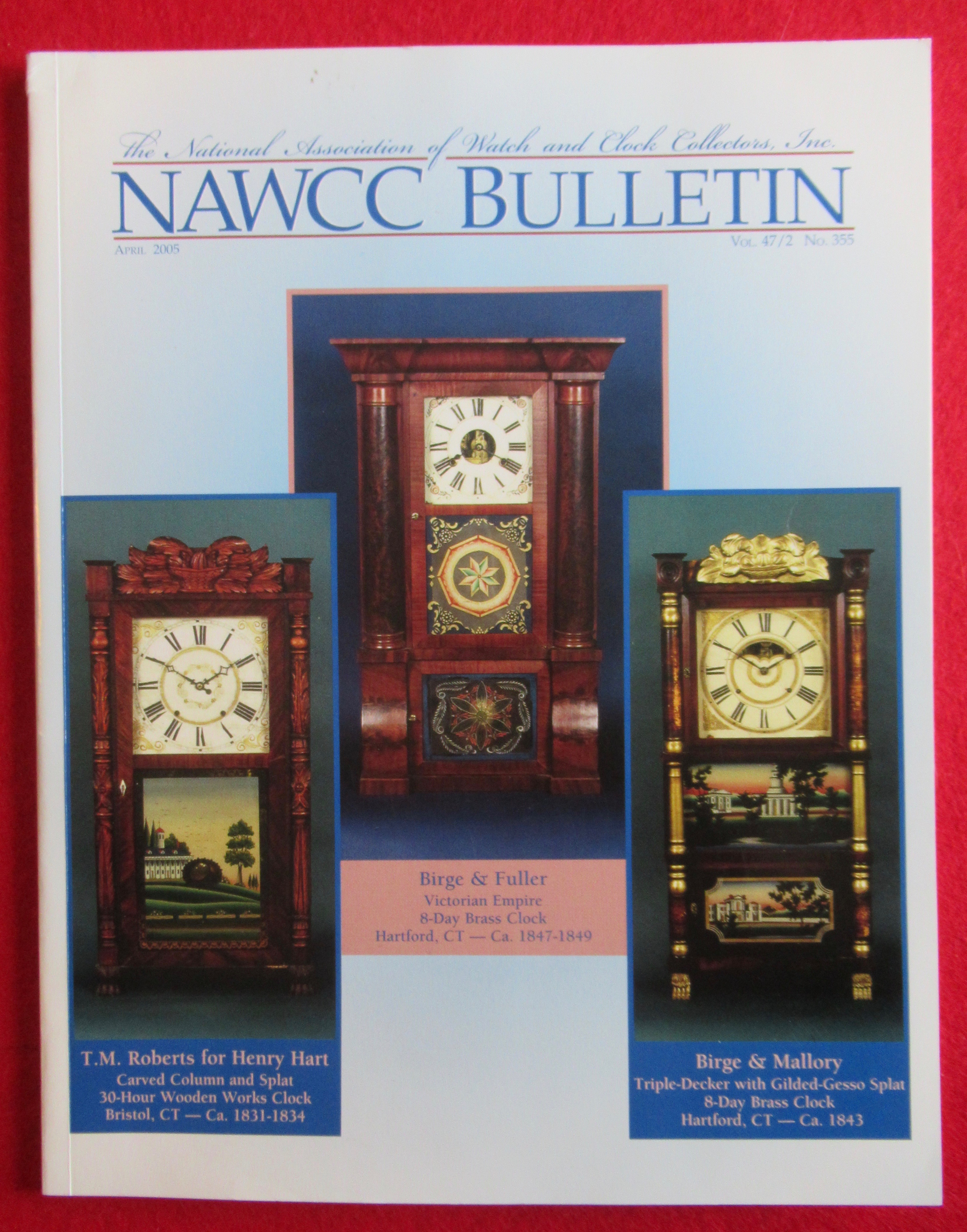 NAWCC Bulletin April 2005 Watch & Clock Collectors