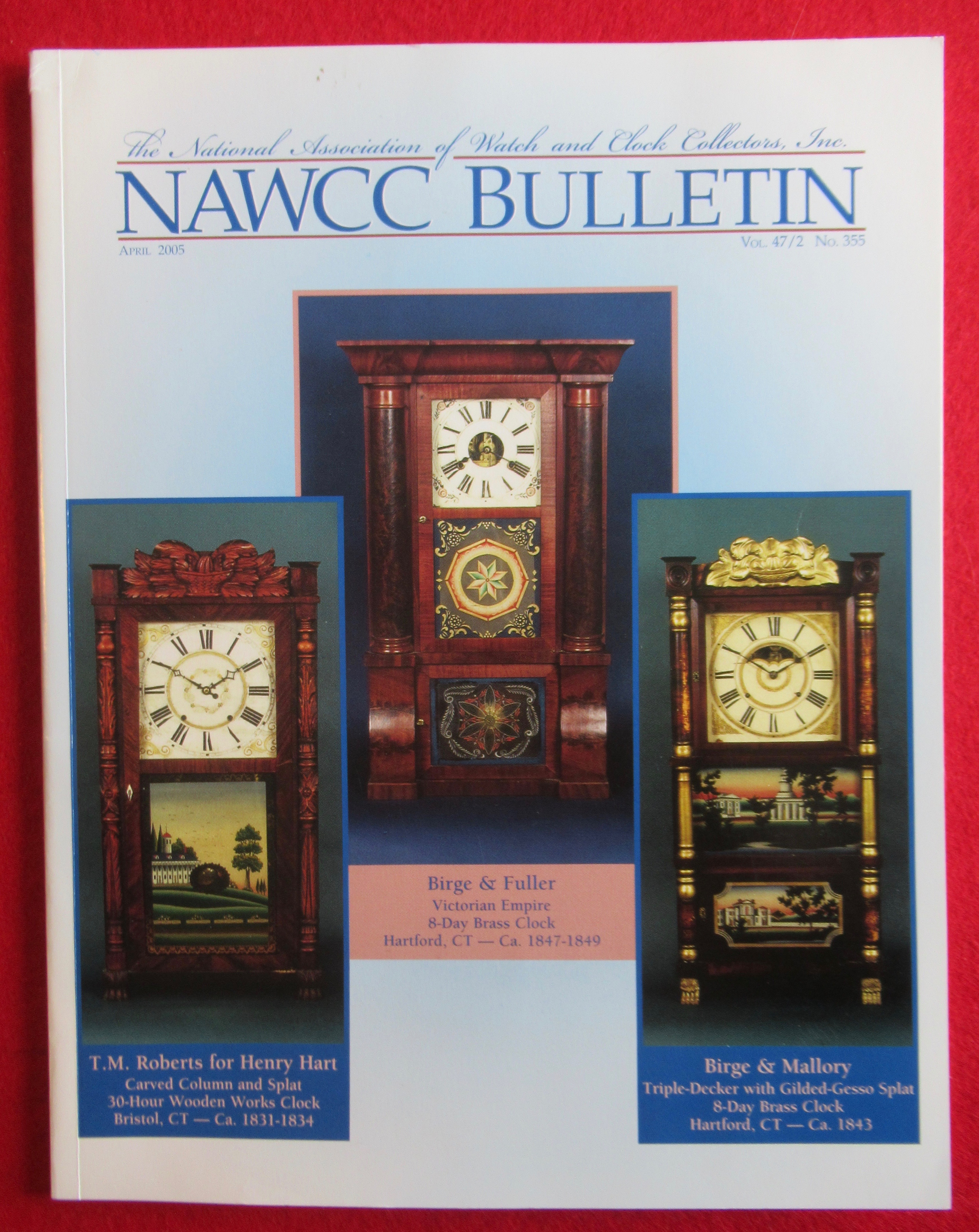 NAWCC Bulletin April 2005 Watch & Clock Collectors