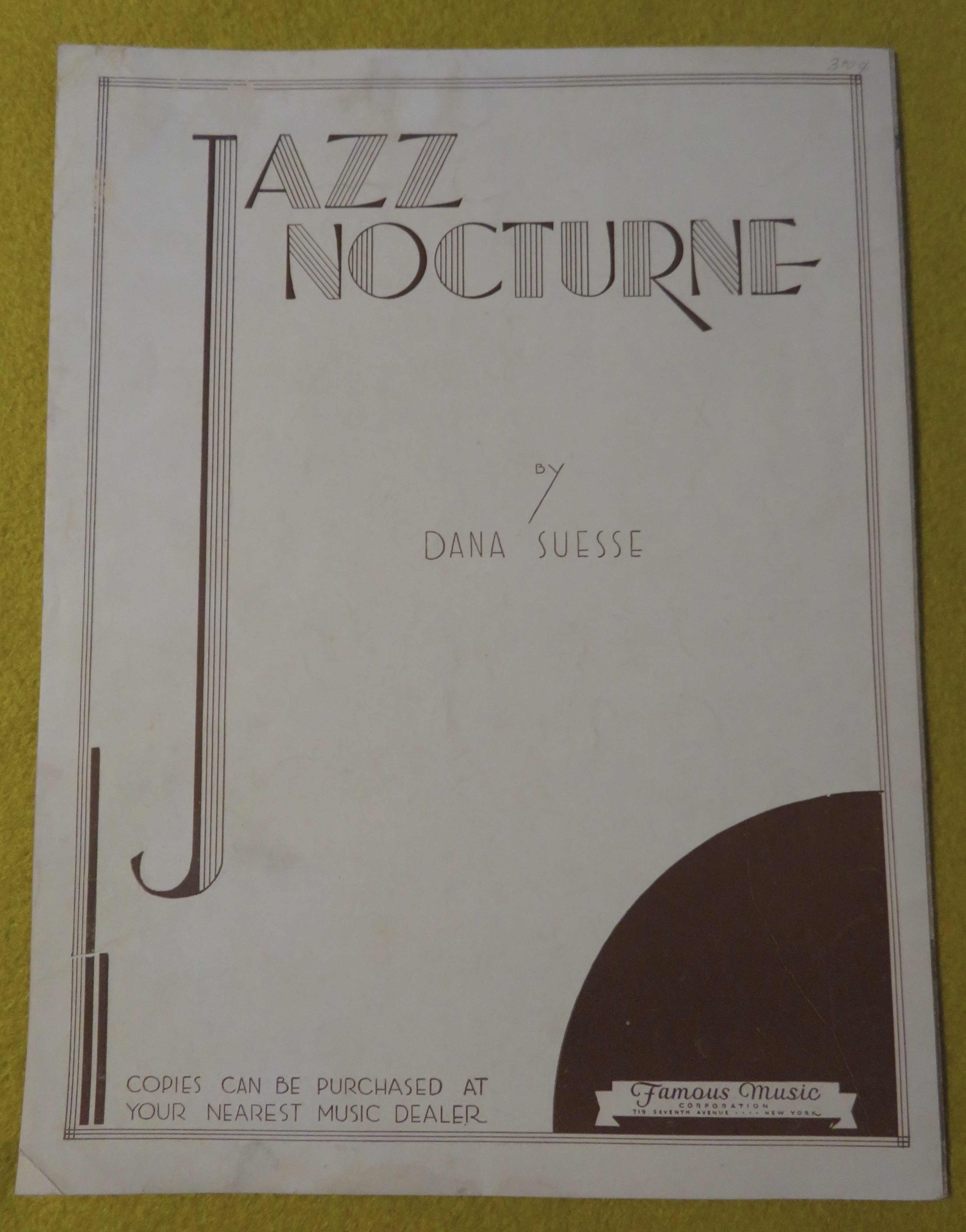 1932 One Hour With You Sheet Music Maurice Chevalier
