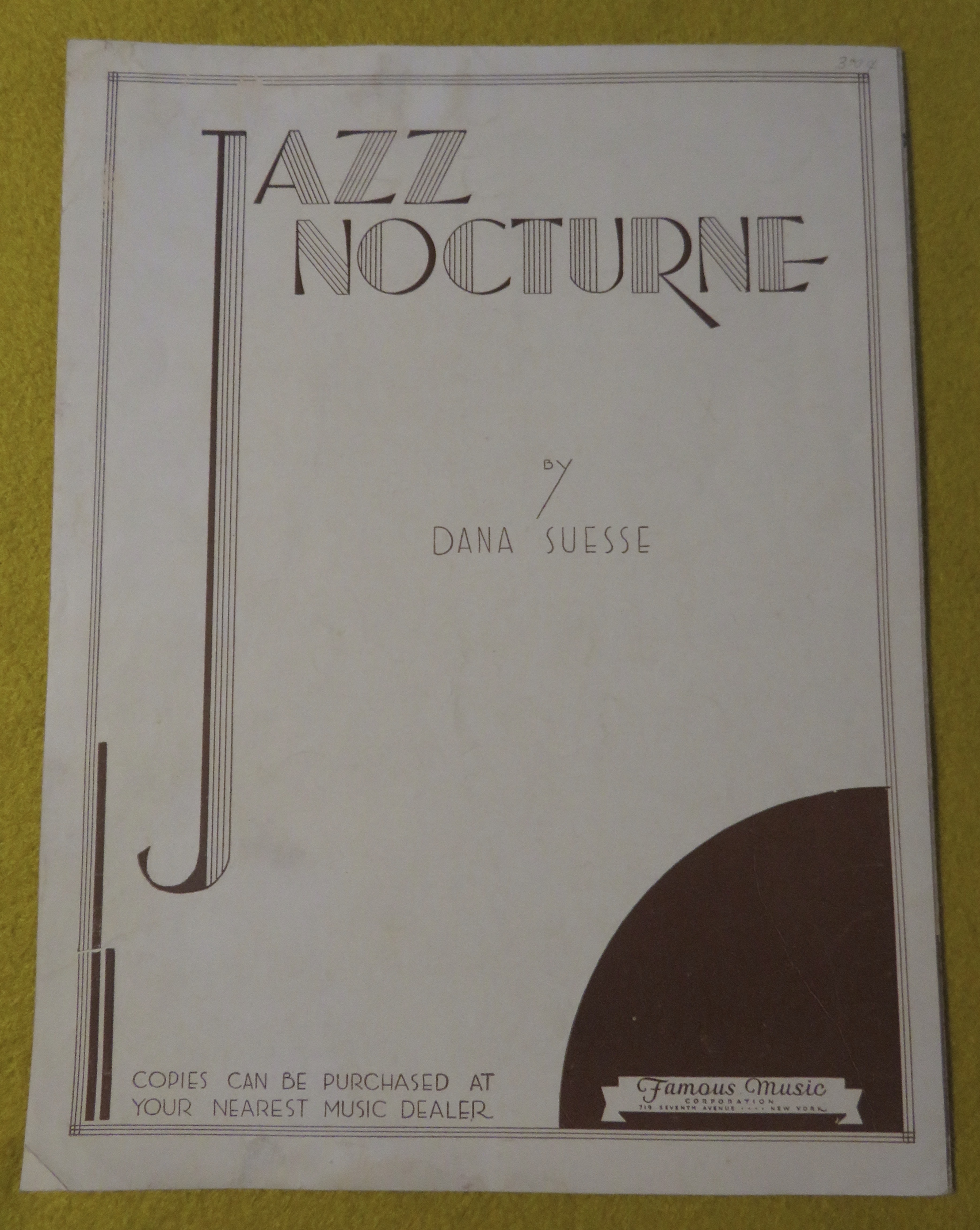 1932 One Hour With You Sheet Music Maurice Chevalier