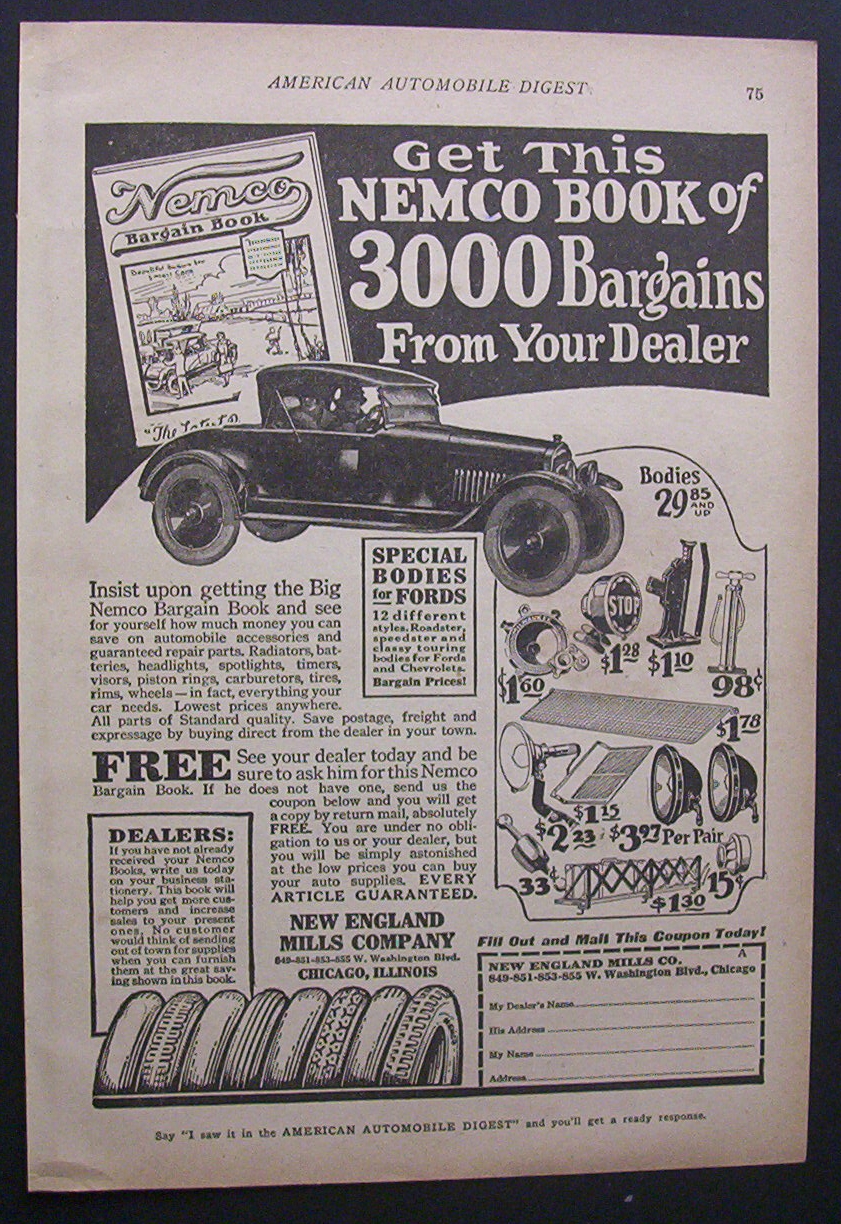 1923  Nemco  Book