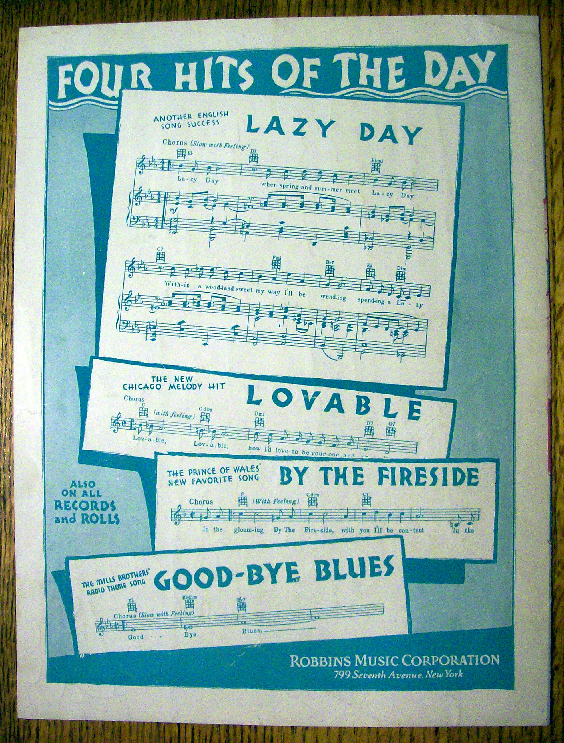 Sheet Music For 1932 If You Were Only Mine