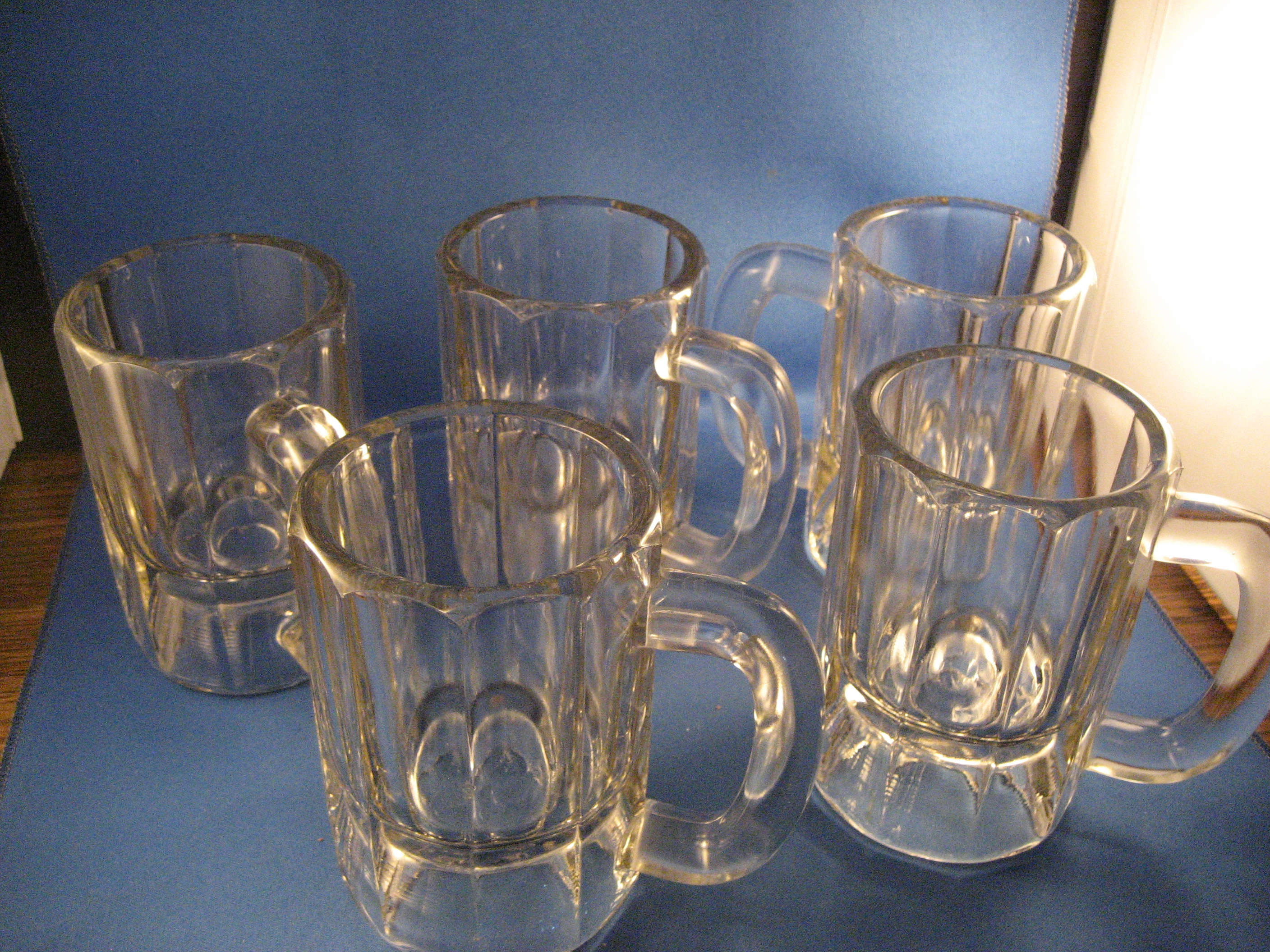Five Root Beer Mugs