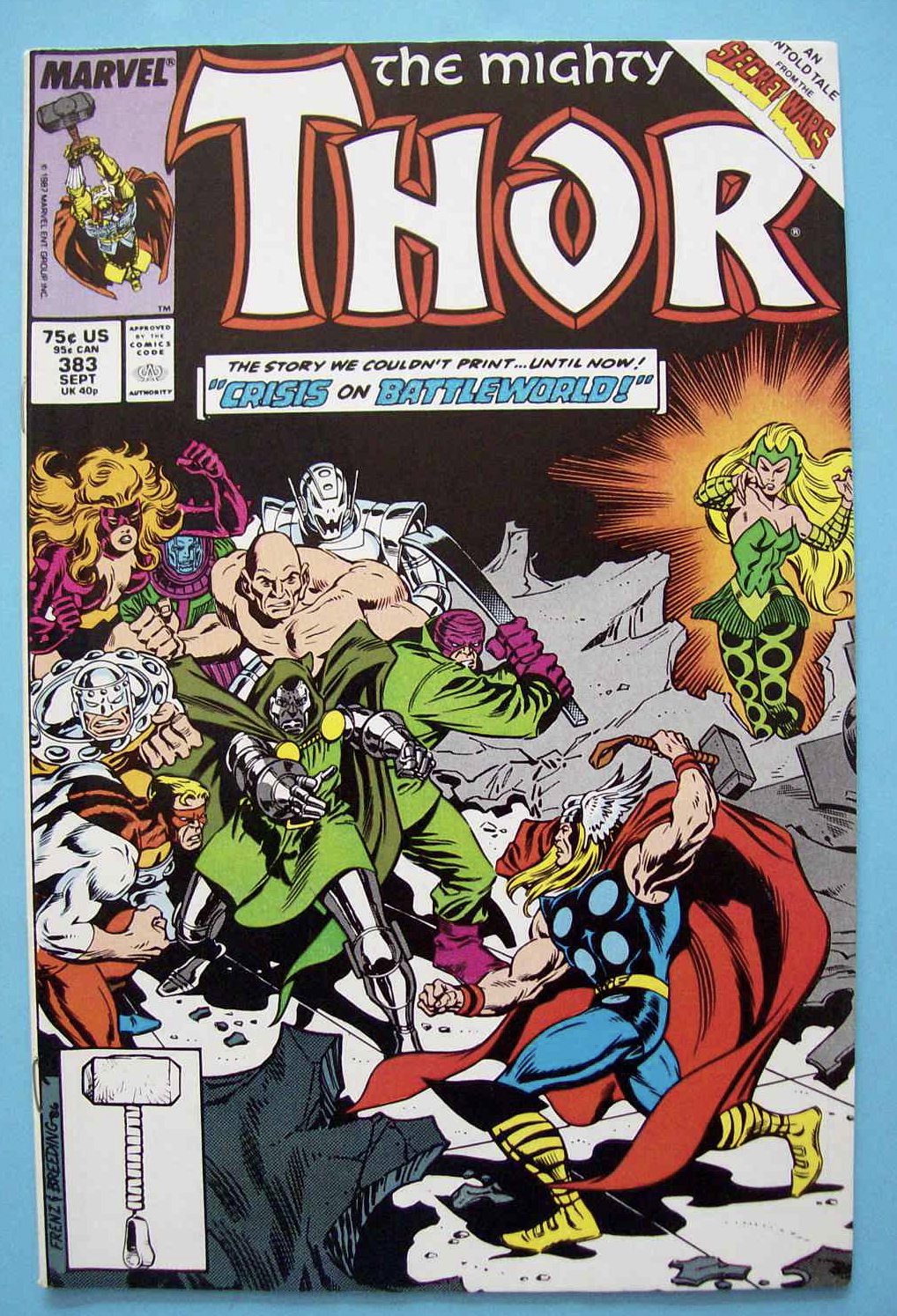 Mighty Thor Comics - Sept 1987 - This Secret Love