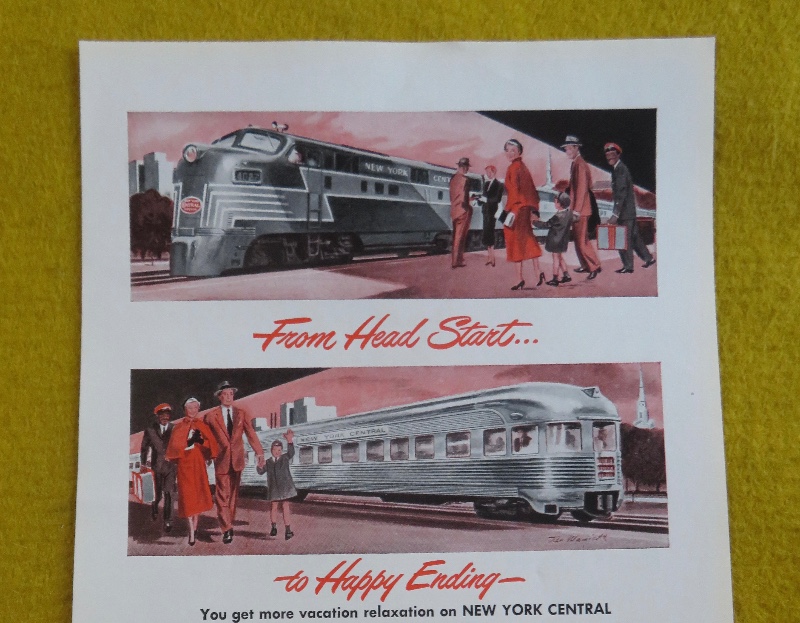 1950 New York Central With From Head Start To Happy Ending