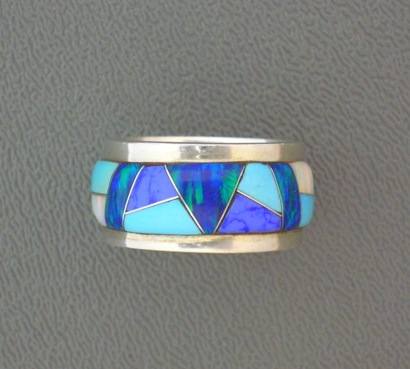 Native American Inlays Sterling Silver  RL