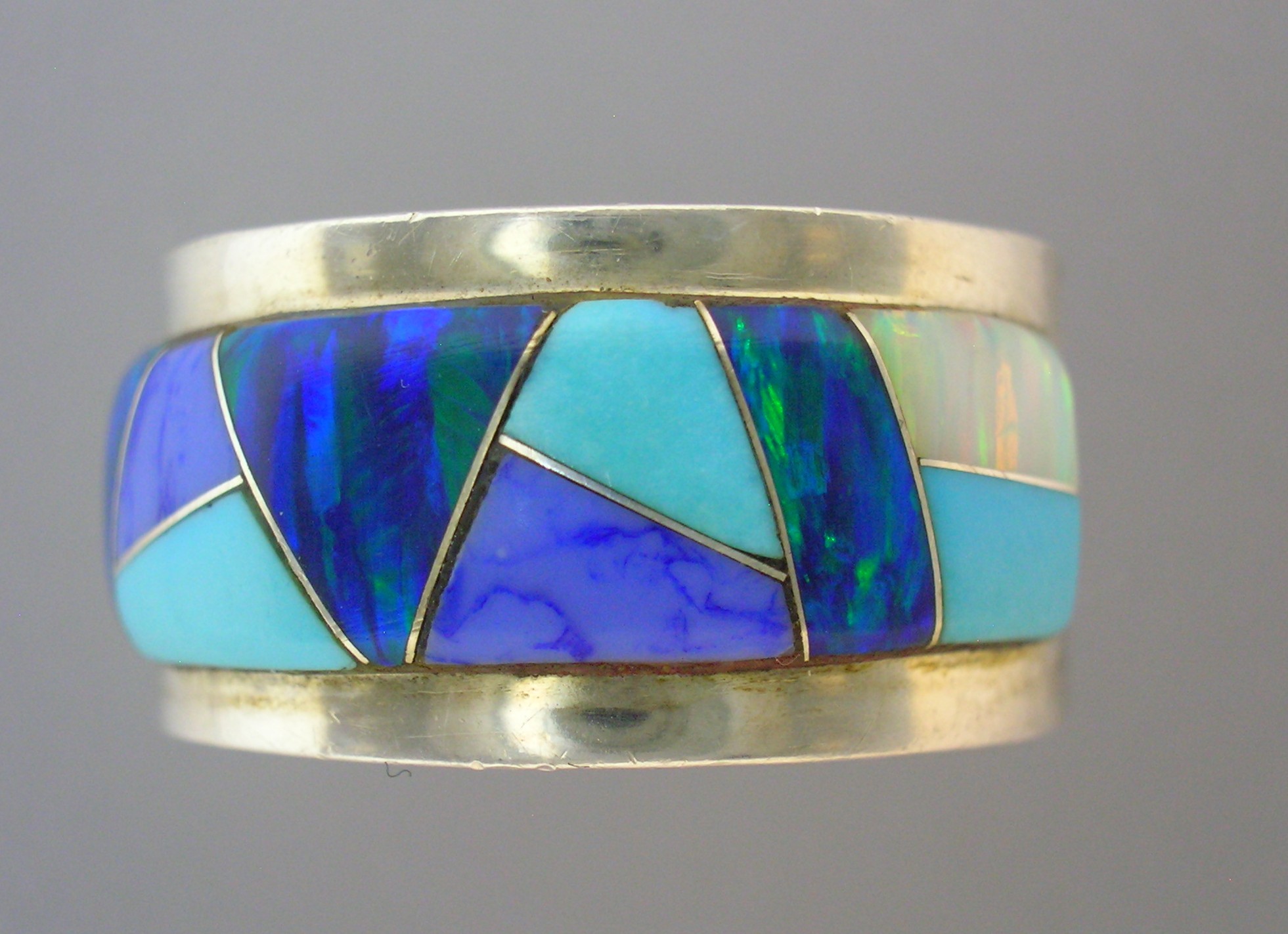 Native American Inlays Sterling Silver  RL