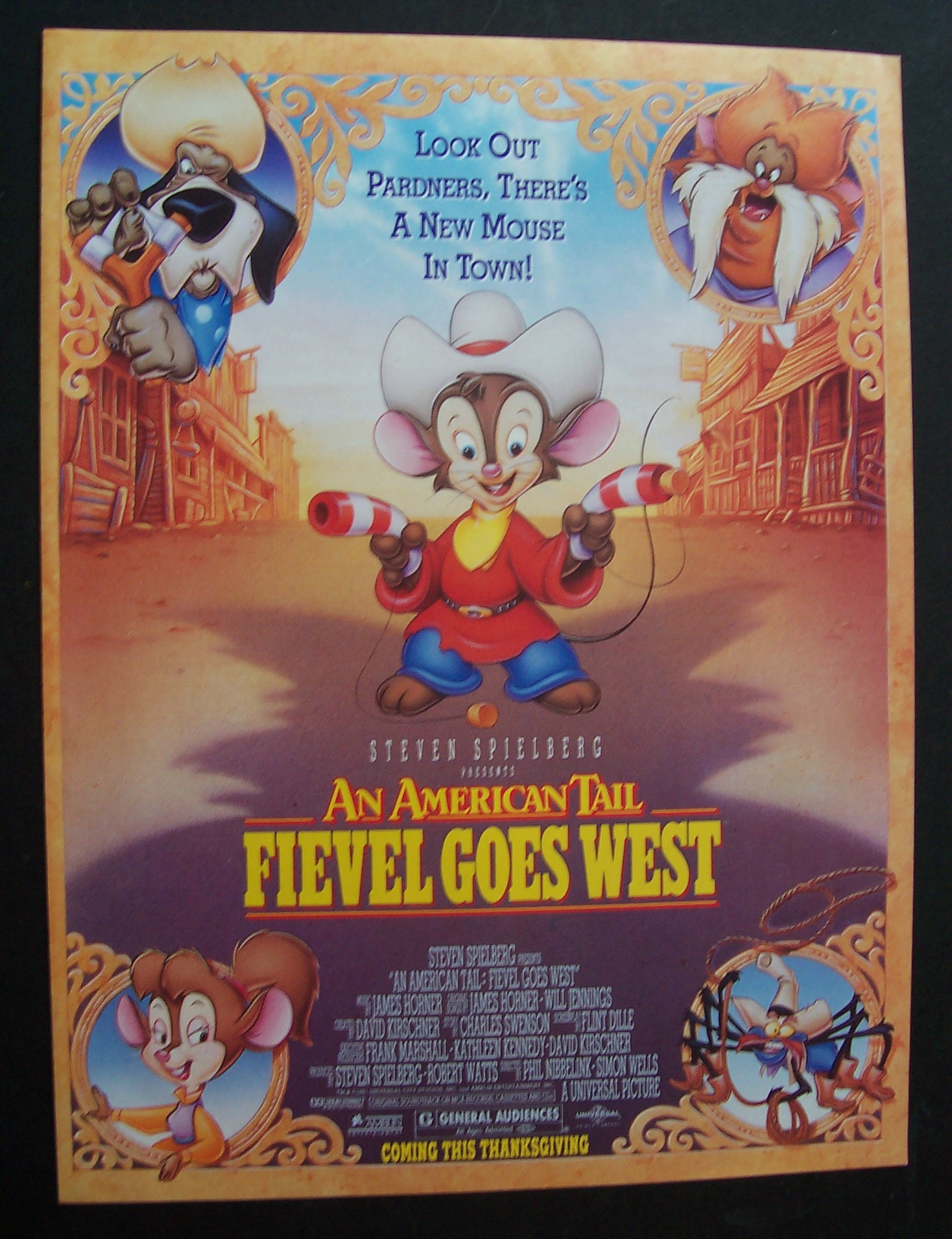 1991 An American Tail Fievel Goes West