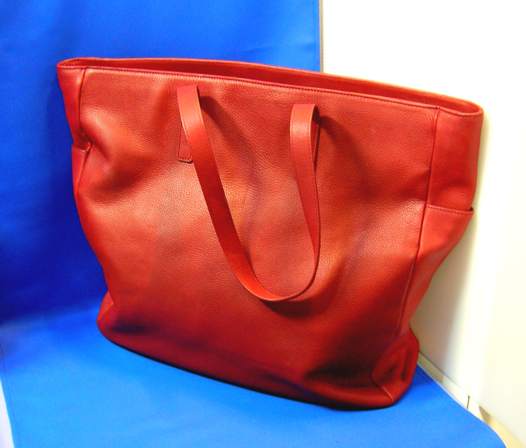 Bag Red Leather Express Design Studio Tote
