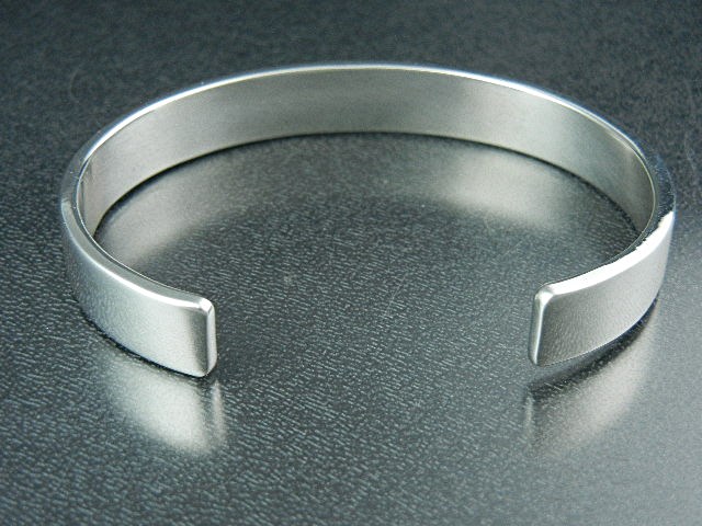 14K Gold Sterling Silver Cuff Mark Matte Apache