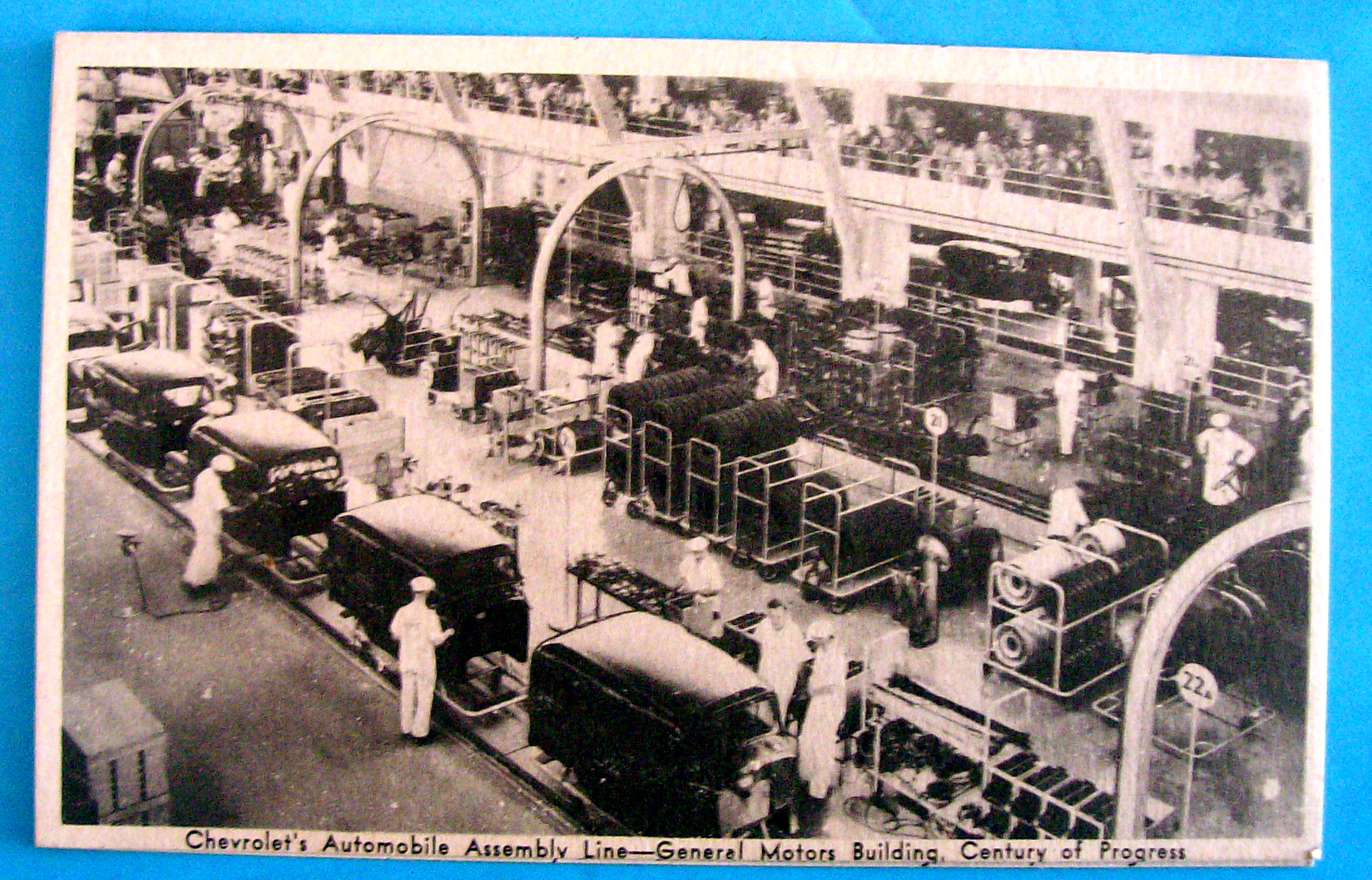 1933 Century of Progress, General Motors Postcard