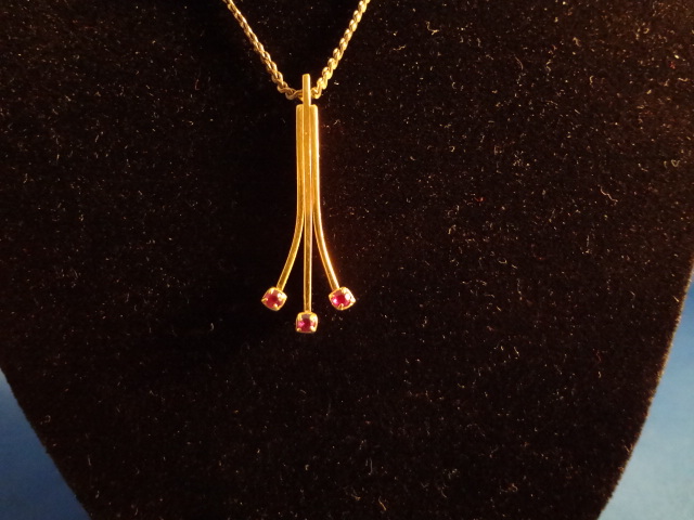 Avon Ruby Necklace