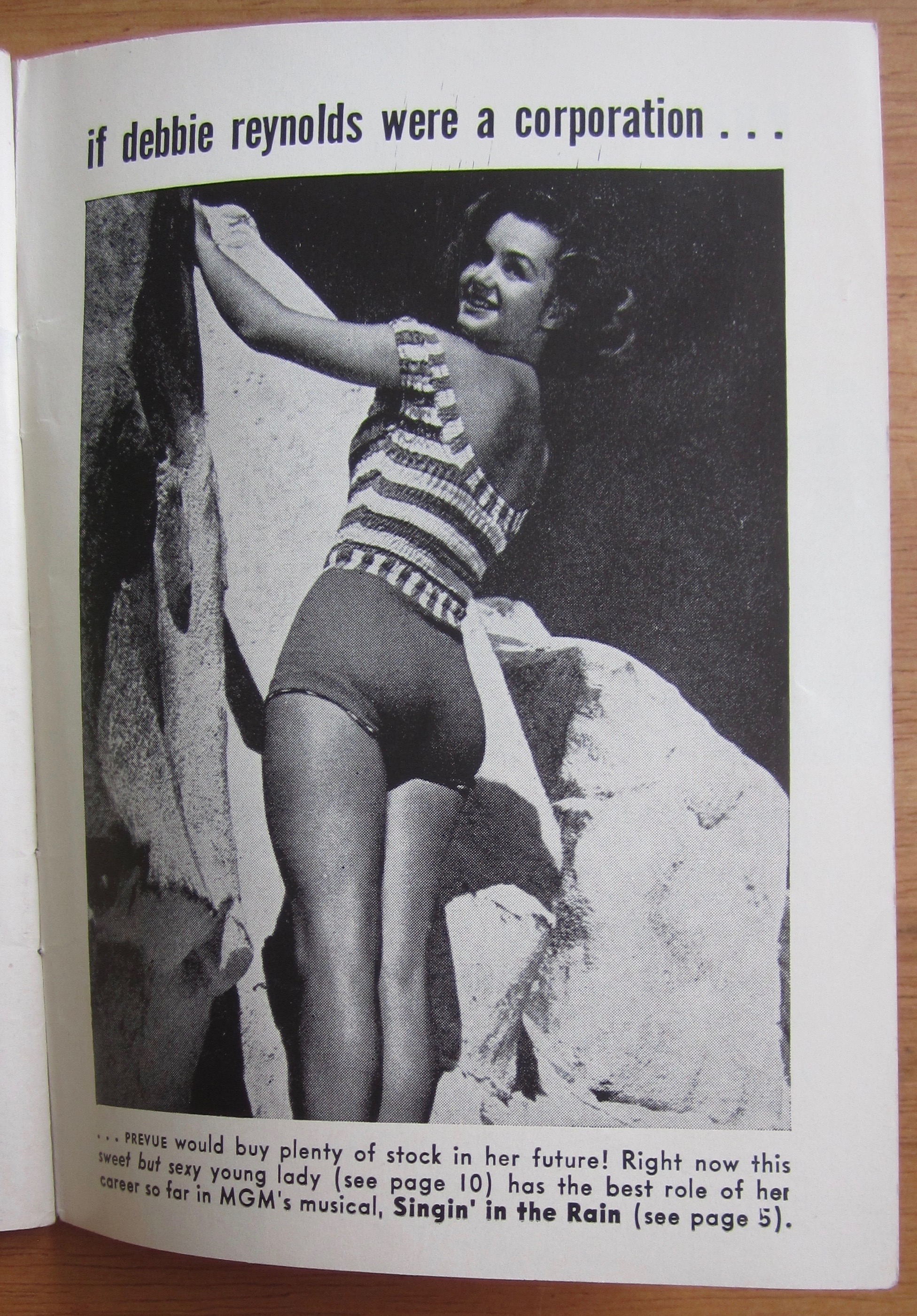 Prevue Magazine May 1952 Gene Kelly Dancing
