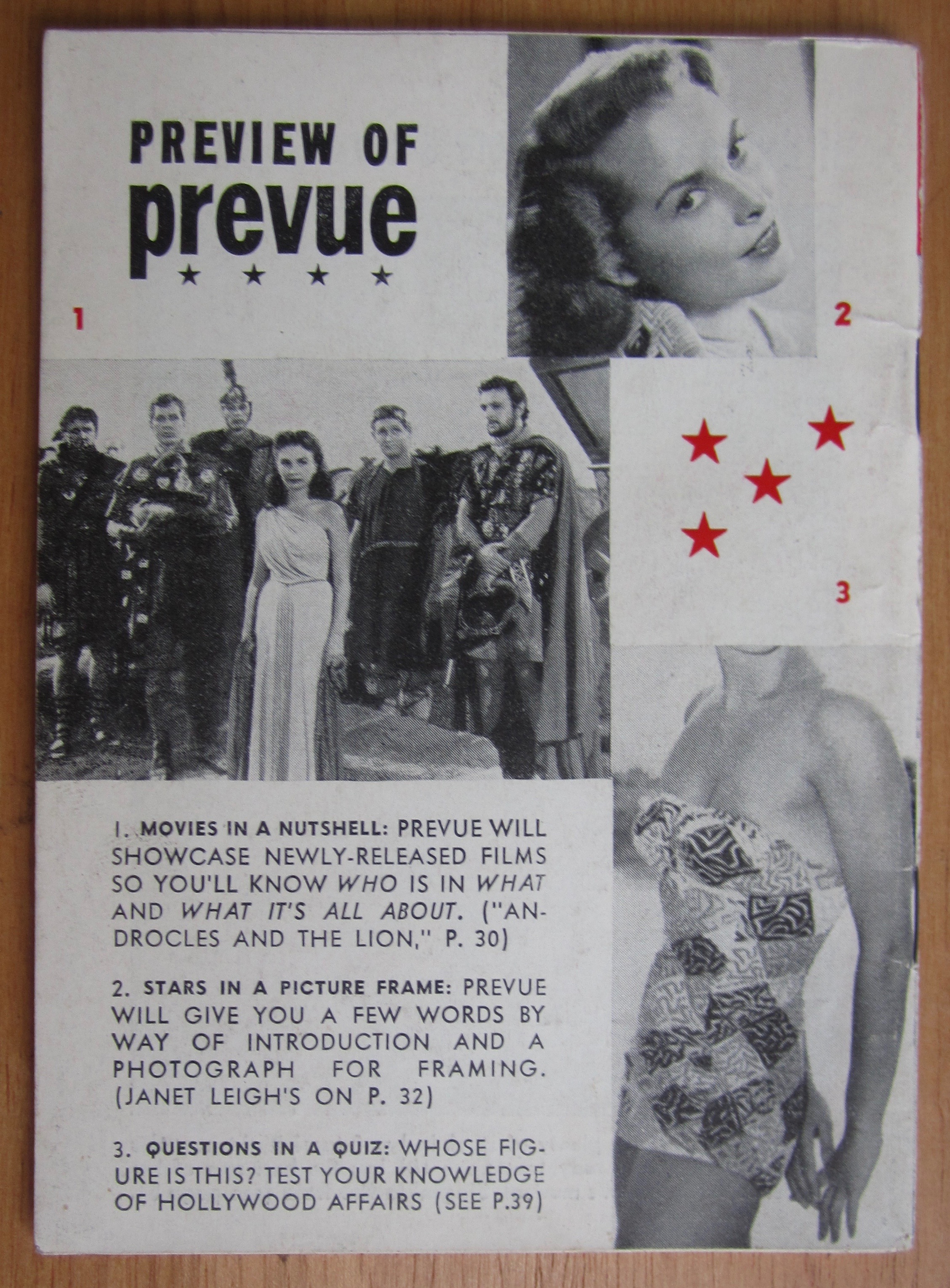 Prevue Magazine May 1952 Gene Kelly Dancing