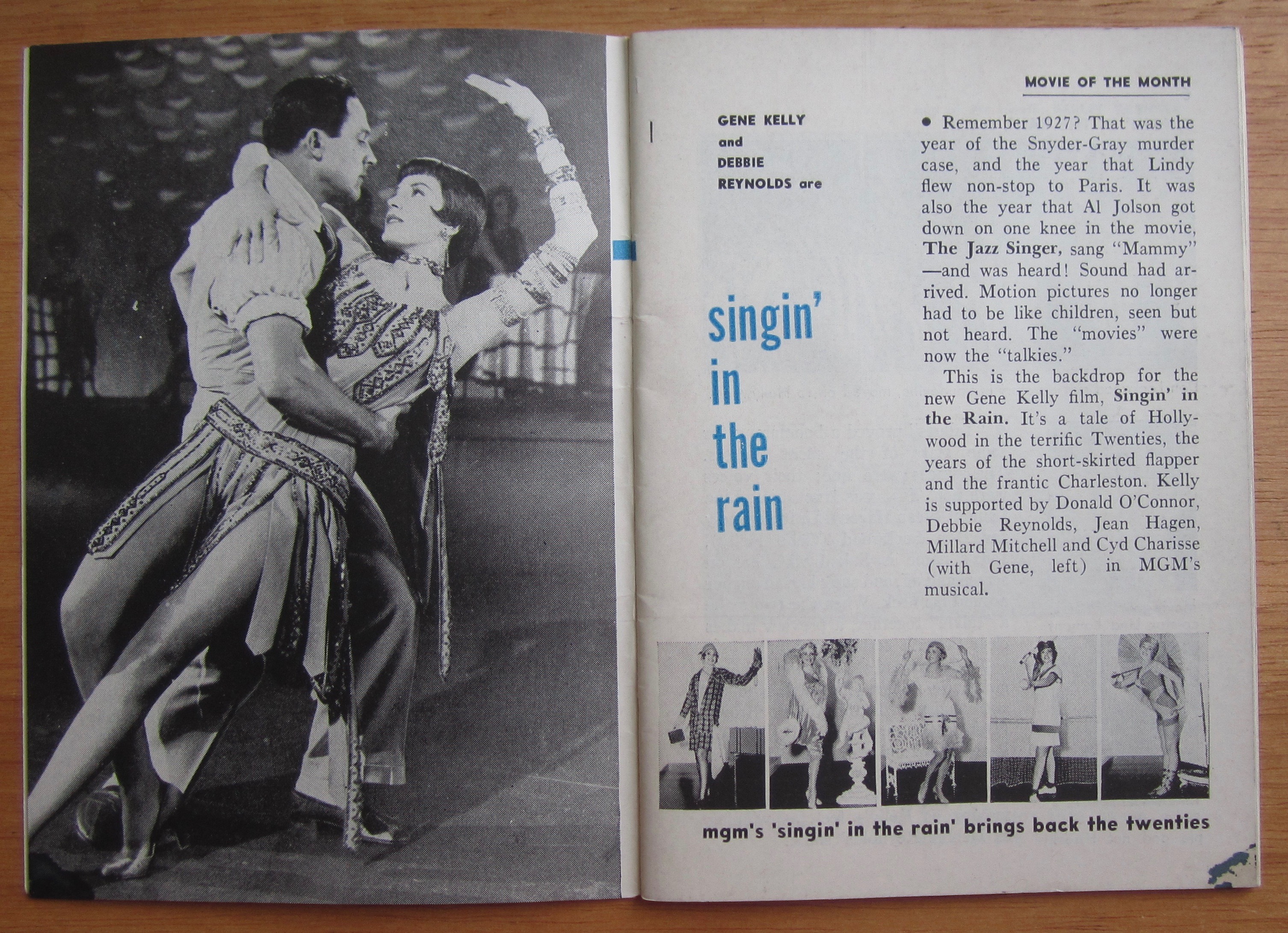 Prevue Magazine May 1952 Gene Kelly Dancing