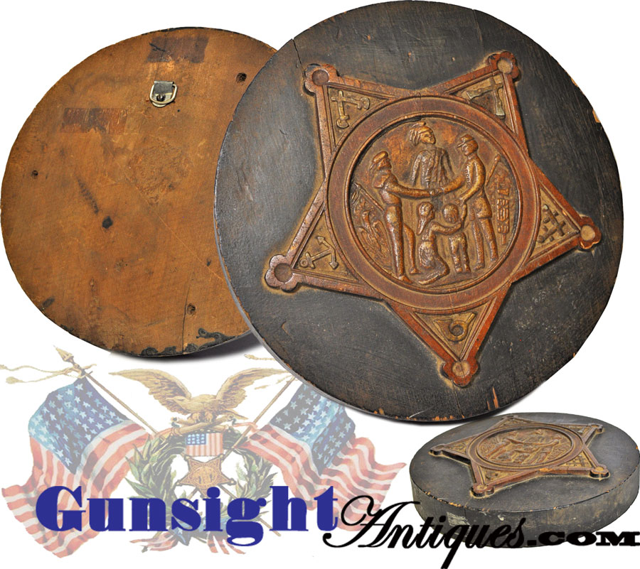 Rare!  G. A. R. marker FOUNDRY PATTERN