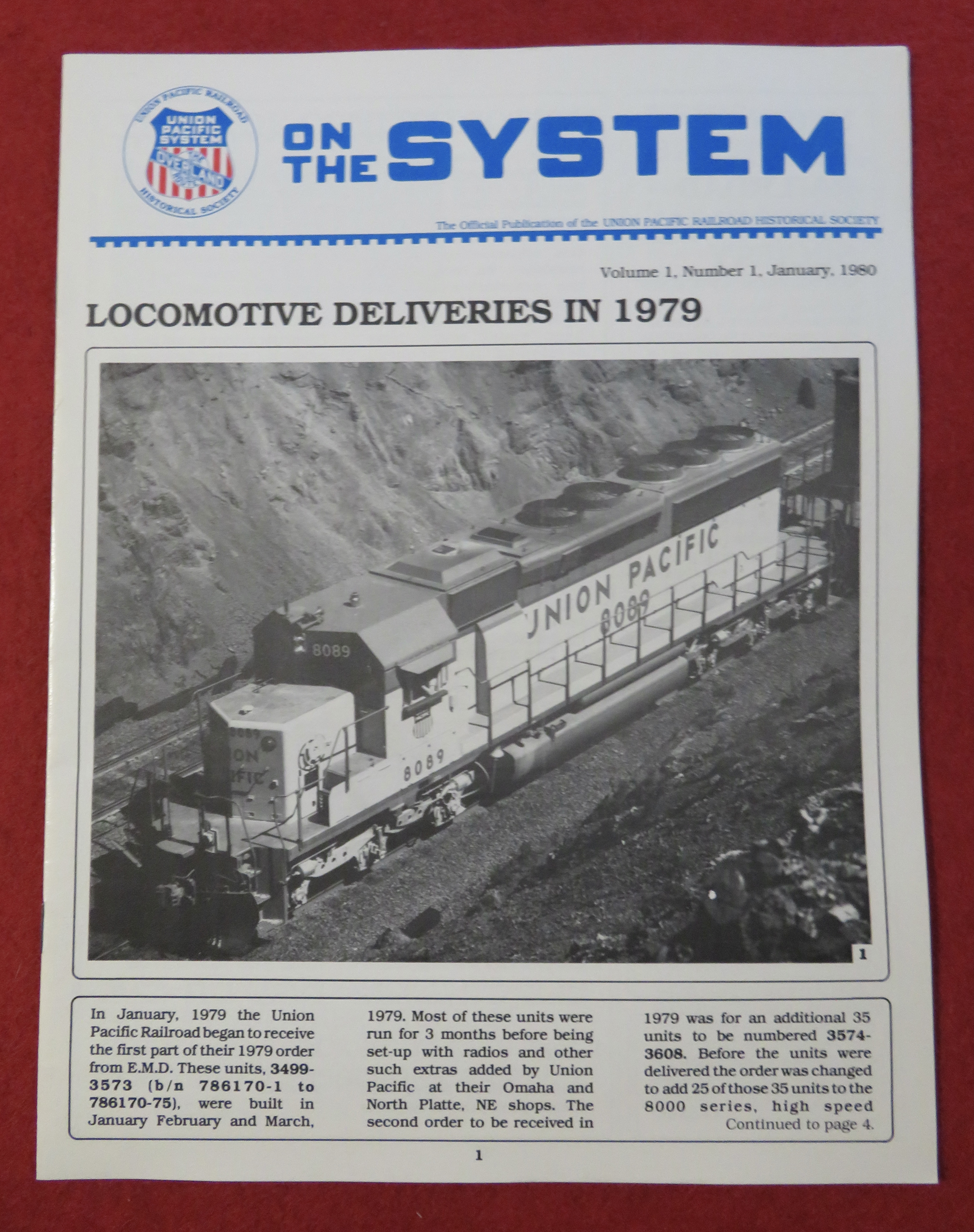 On The System Publication January 1980