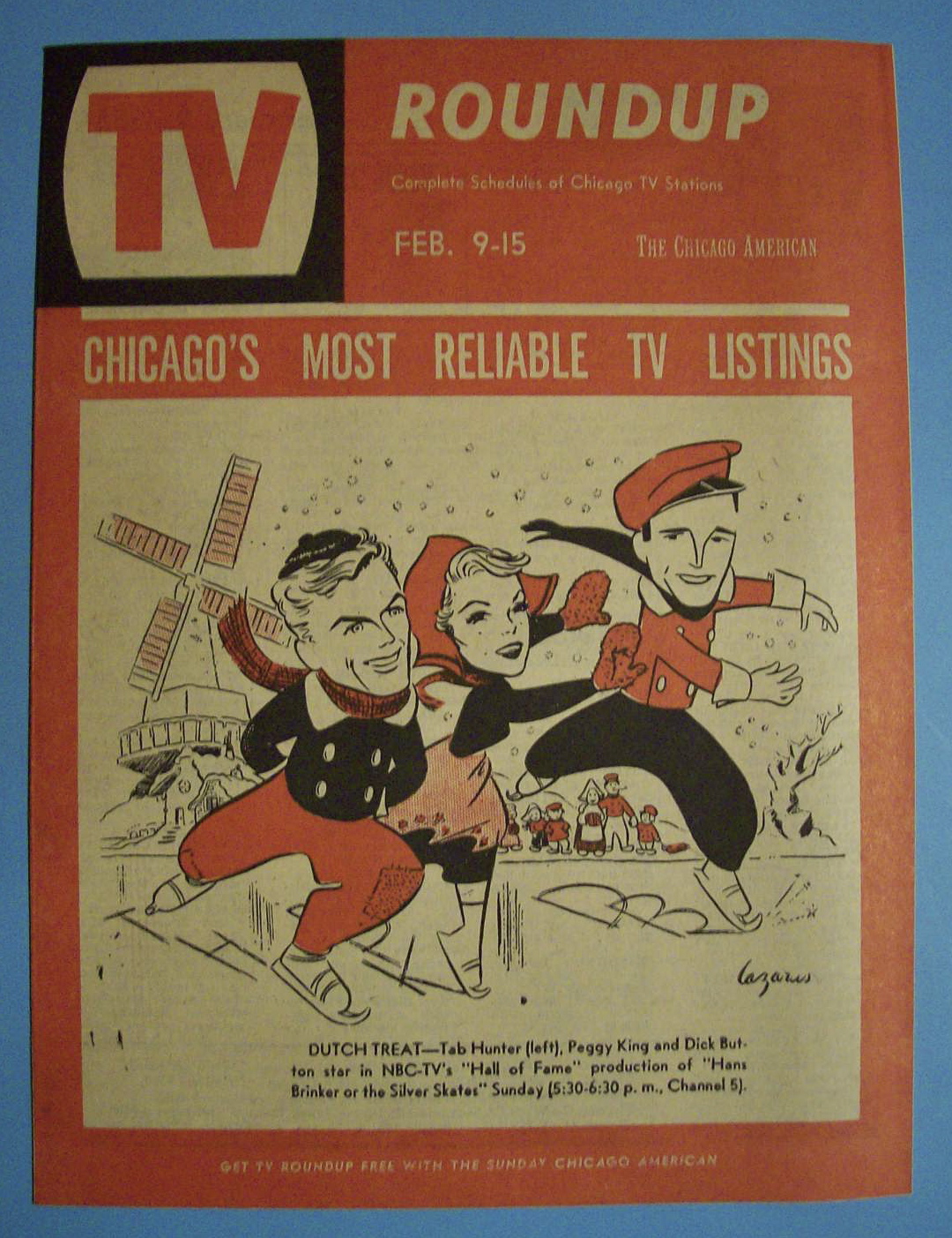 TV Roundup - Feb 9-15, 1958 - Hunter, King & Button