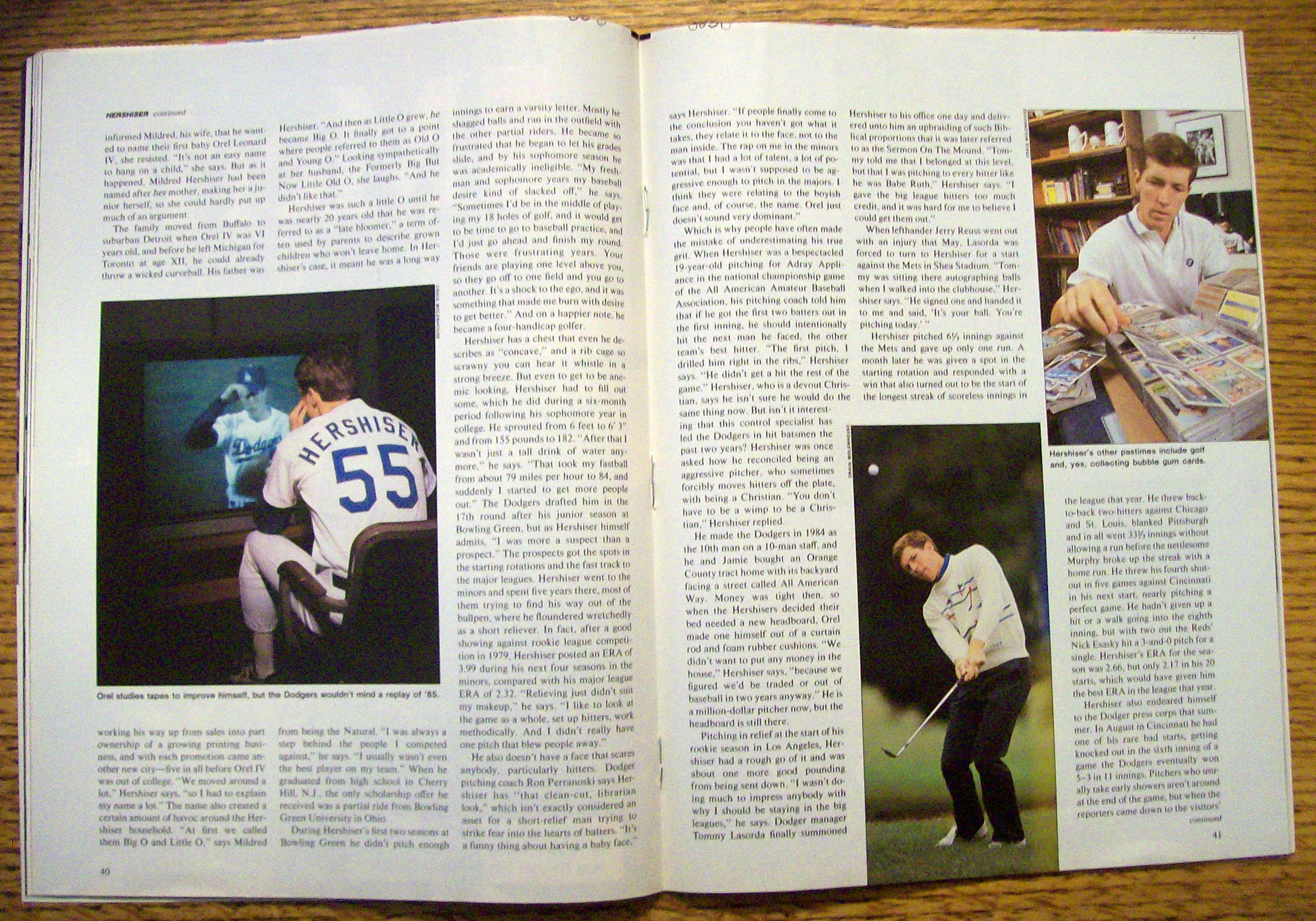 Sports Illustrated Magazine-May 5, 1986-E. Hemingway