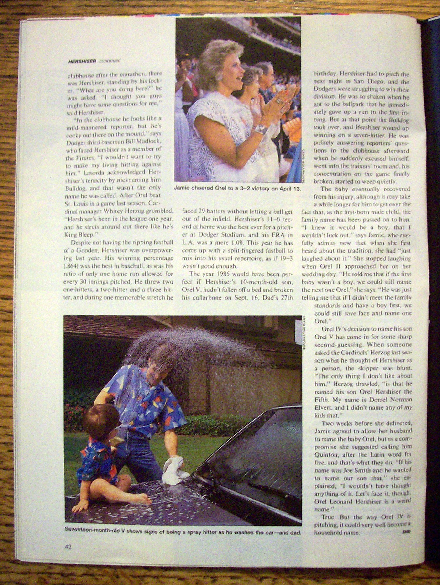 Sports Illustrated Magazine-May 5, 1986-E. Hemingway