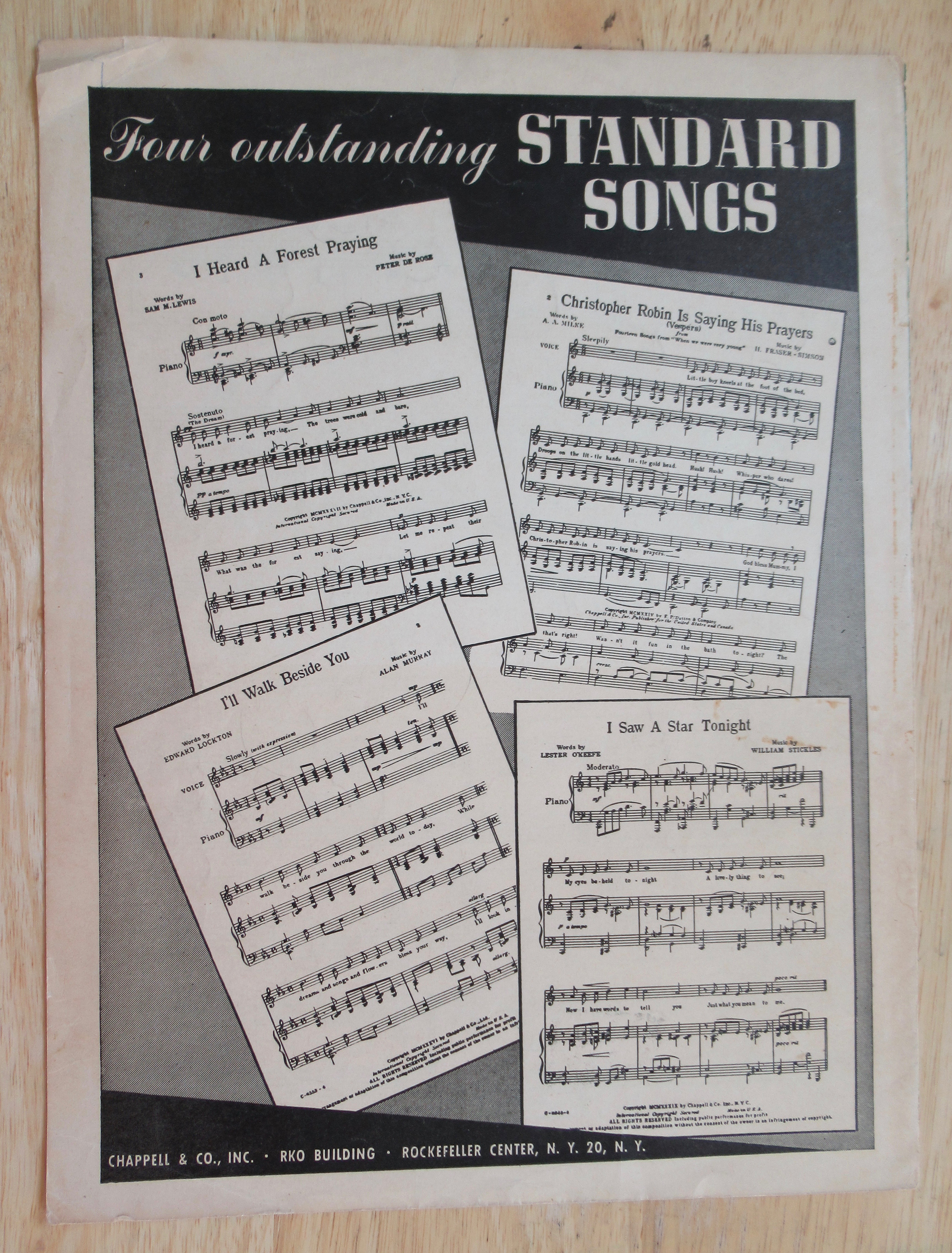 1952 It Must Be Spring Sheet Music