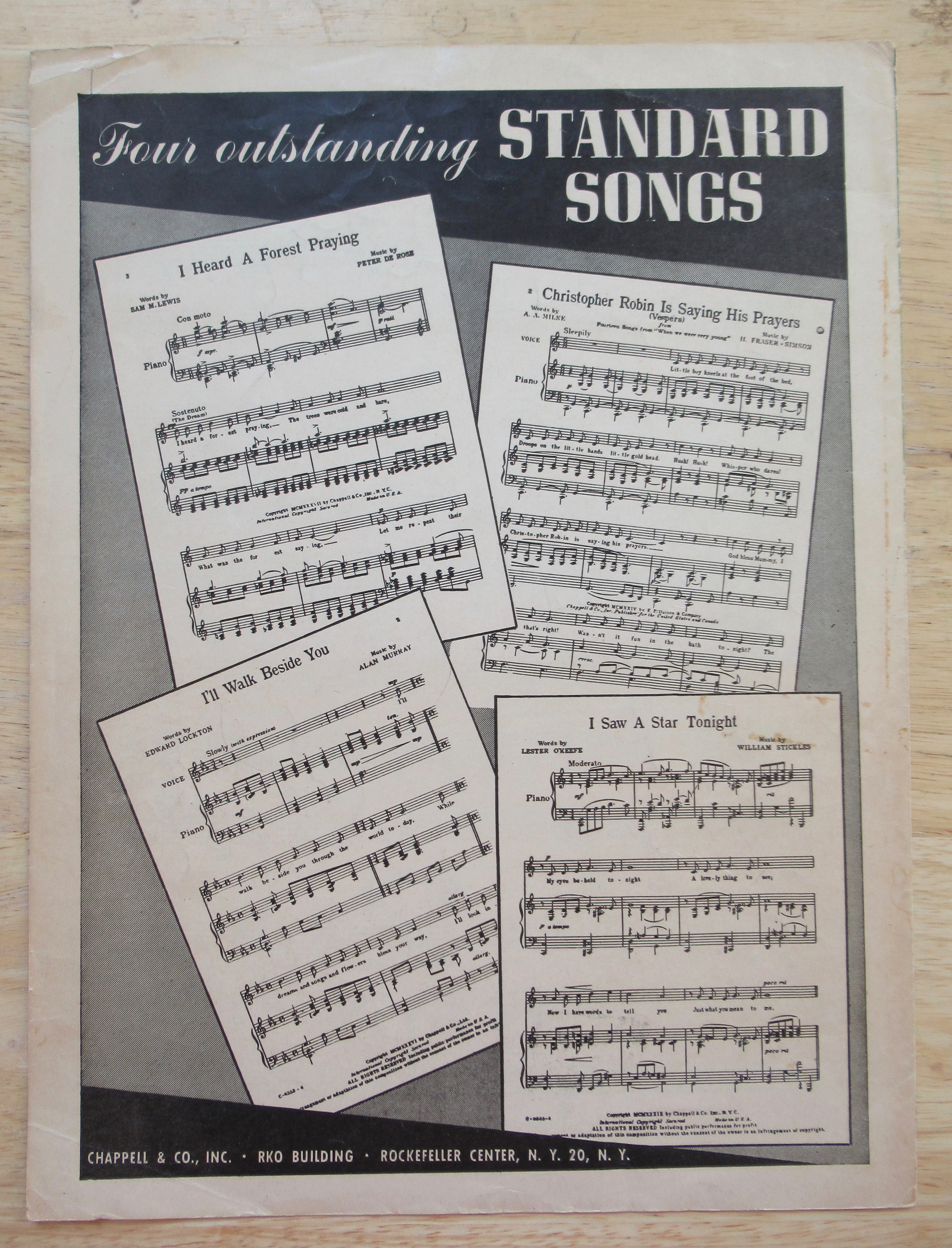 1952 It Must Be Spring Sheet Music