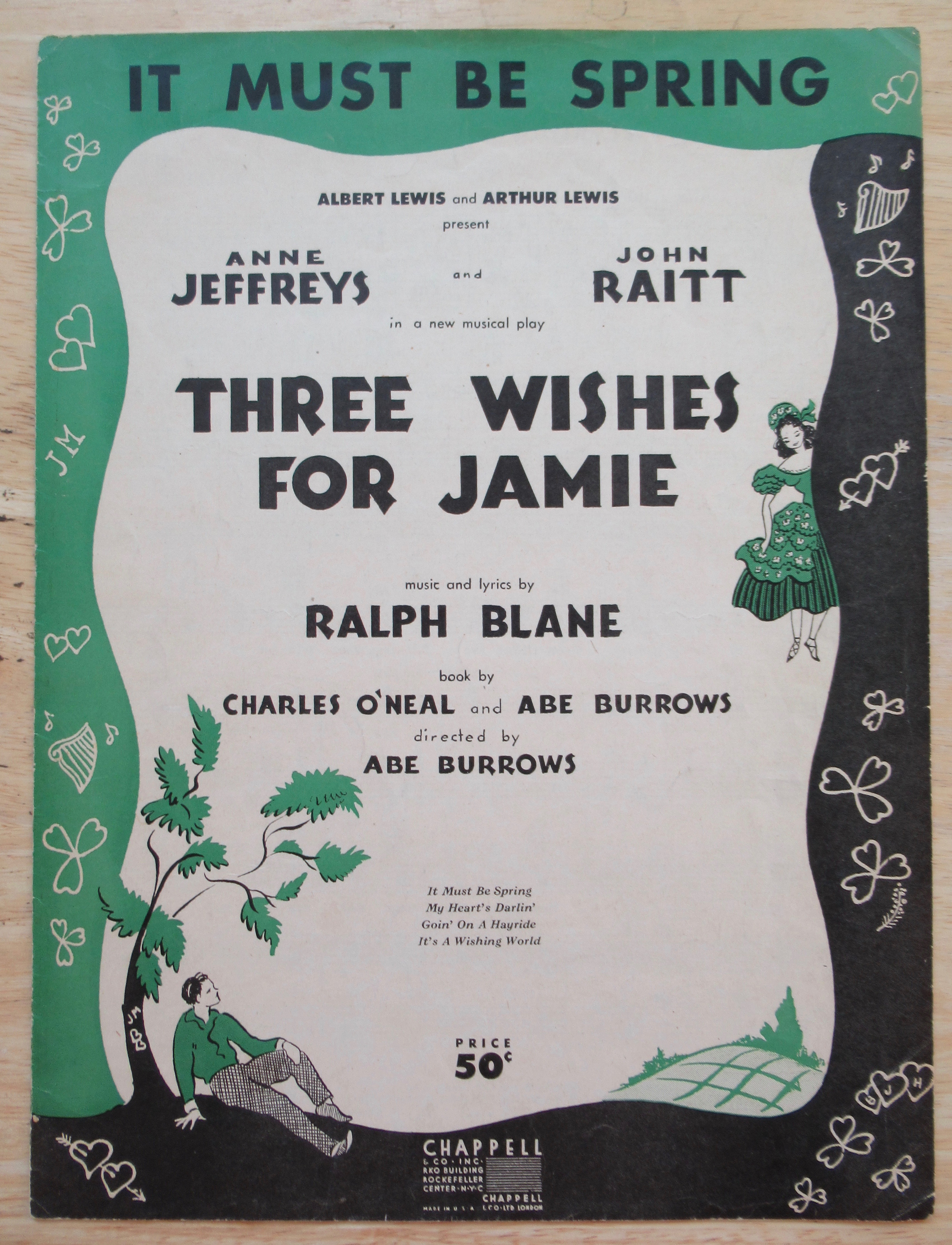 1952 It Must Be Spring Sheet Music