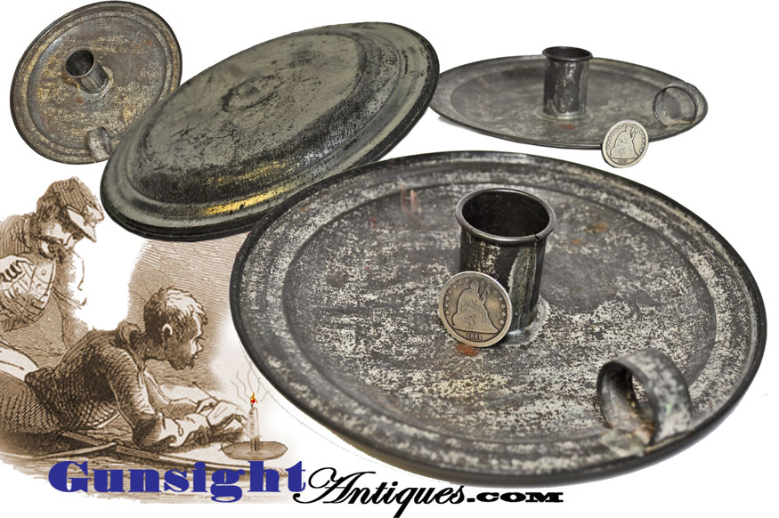original! Civil War vintage CANDLE HOLDER