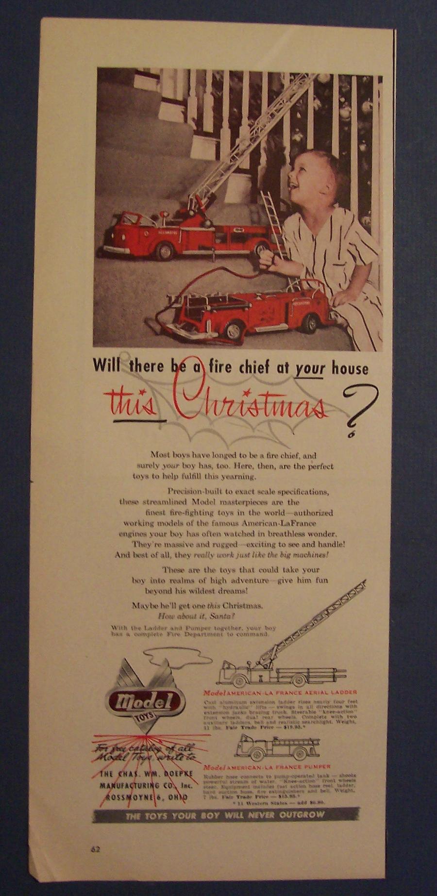 1953  Model  Toys