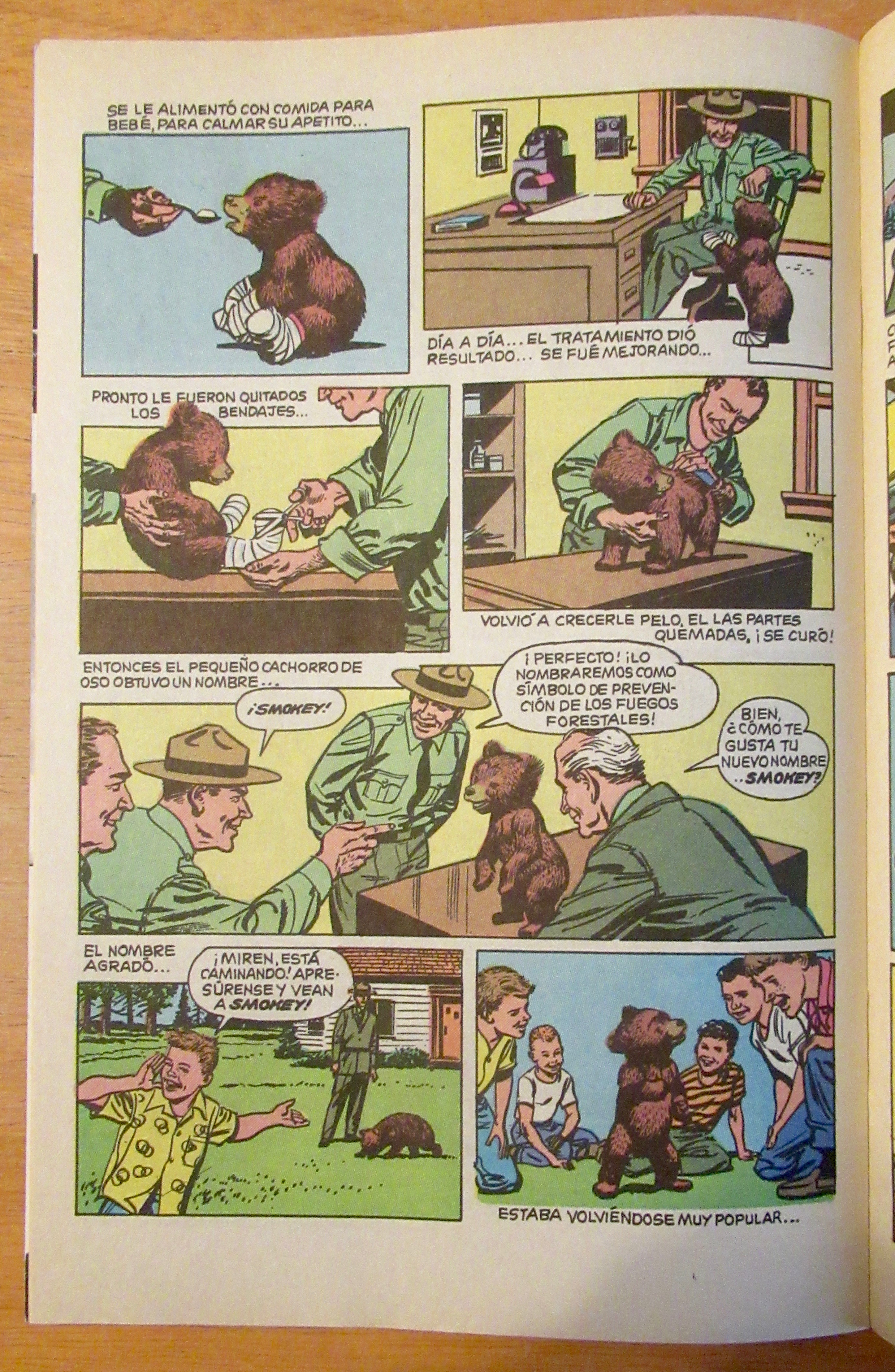 Smokey Bear Spanish Comic Book 1969 Forest Service