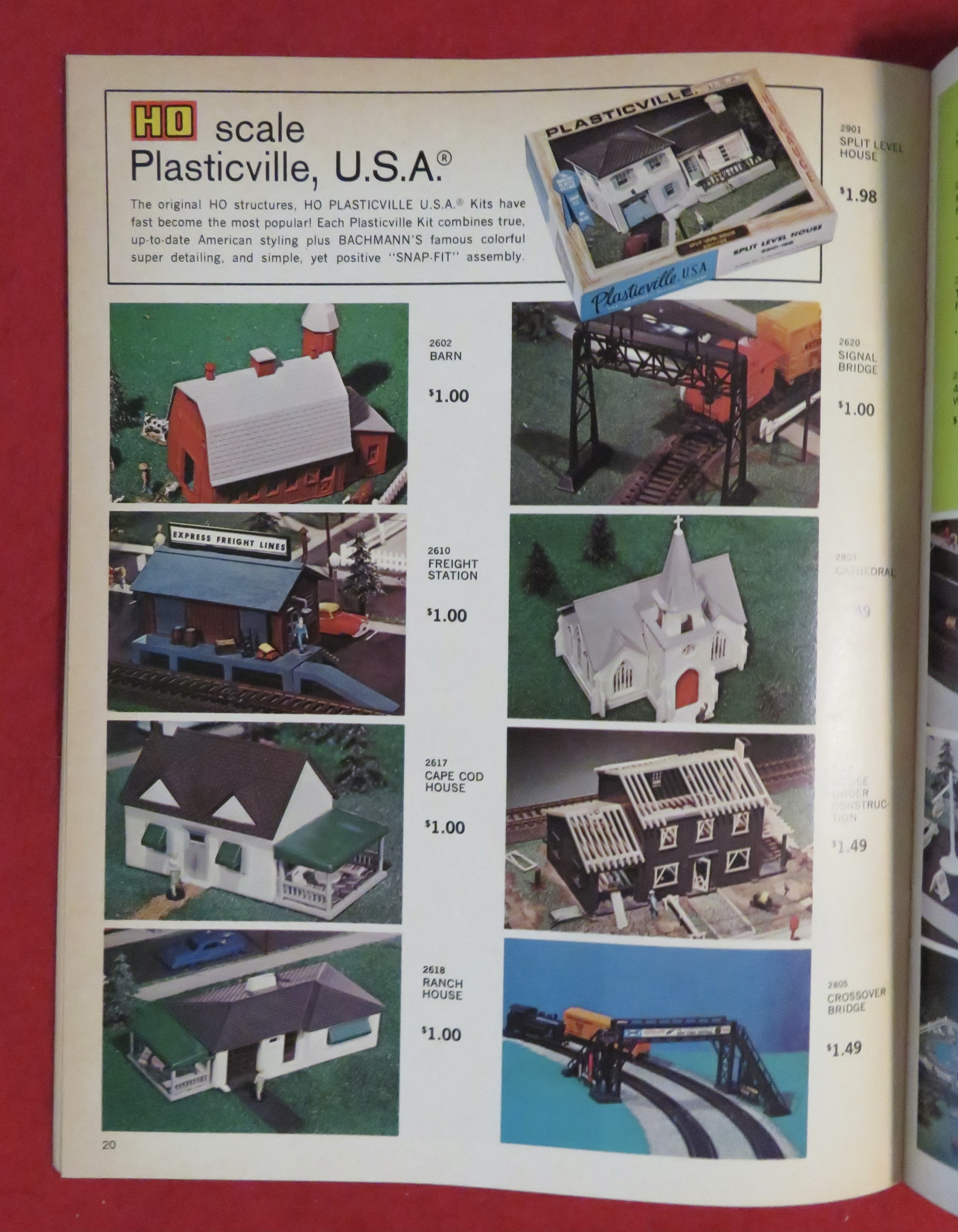 Bachmann Model Railroad Train Catalog 1970