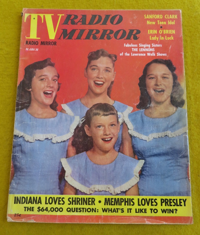 TV Radio Mirror Magazine March 1957 The Singing Lennon Sisters