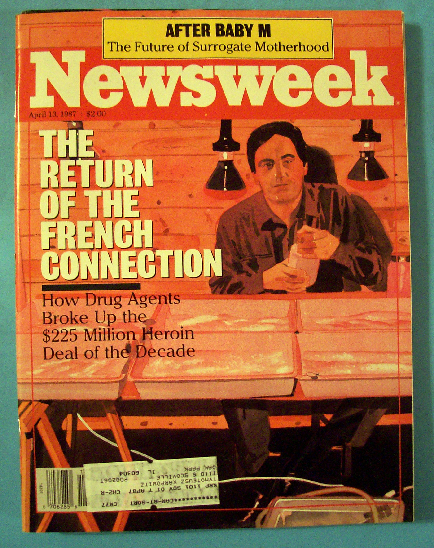 Newsweek Magazine - April 13, 1987 - French Connection