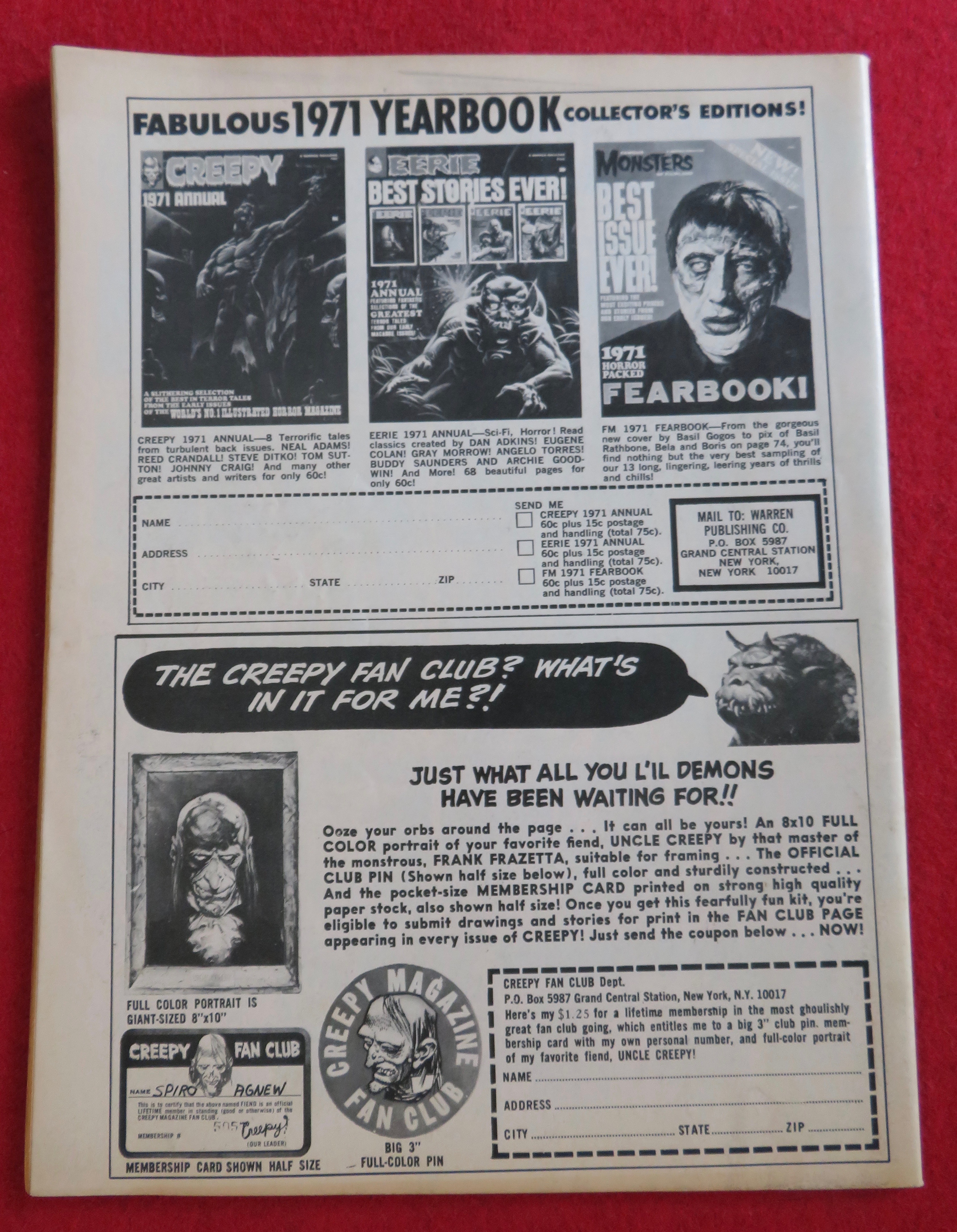 Eerie Magazine May 1971 Starvisions