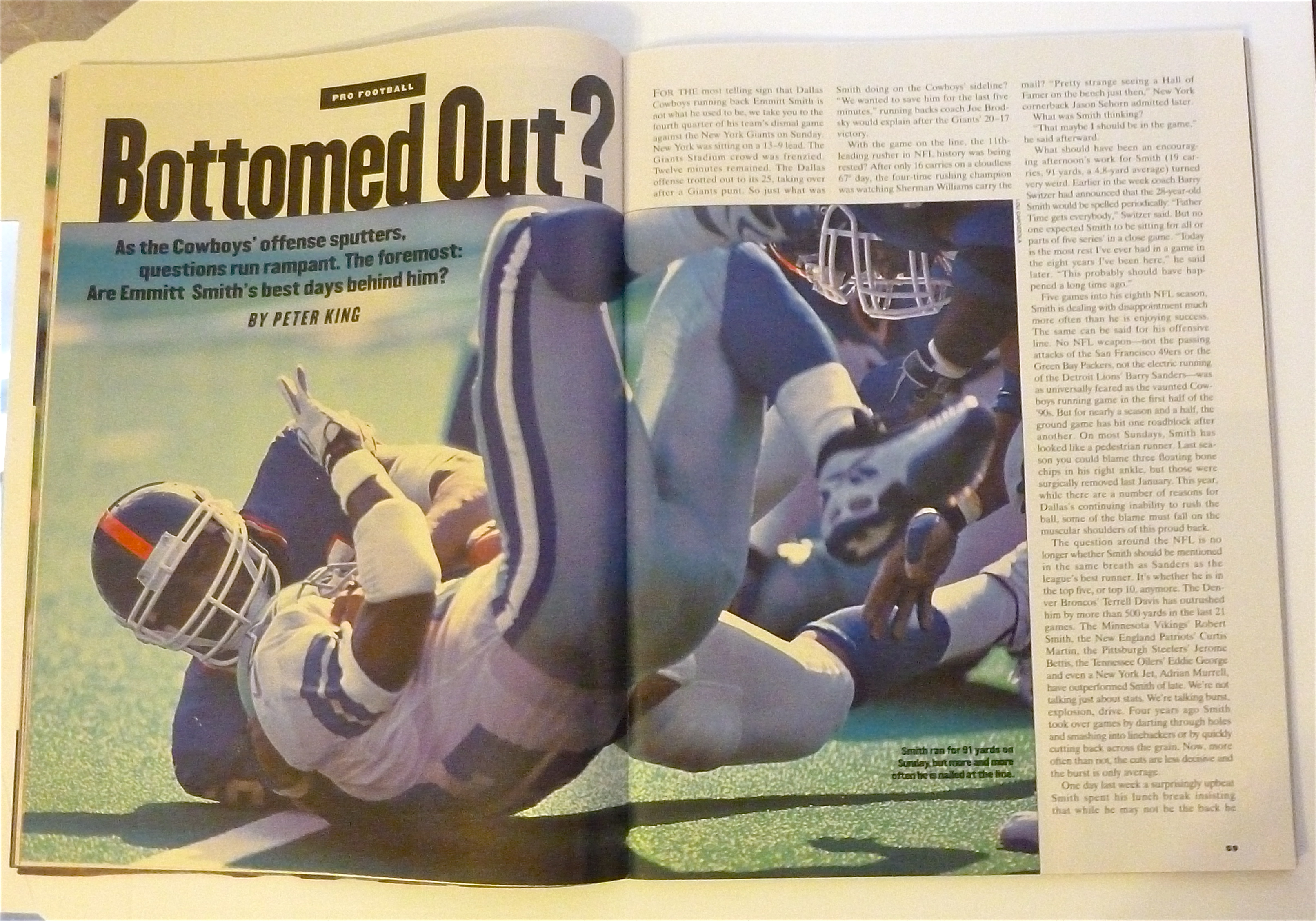 Sports Illustrated Magazine-Oct 13, 1997-Emmitt Smith