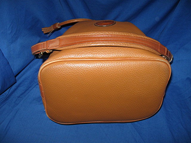 Dooney & Bourke  Leather Bucket Drawstring Bag