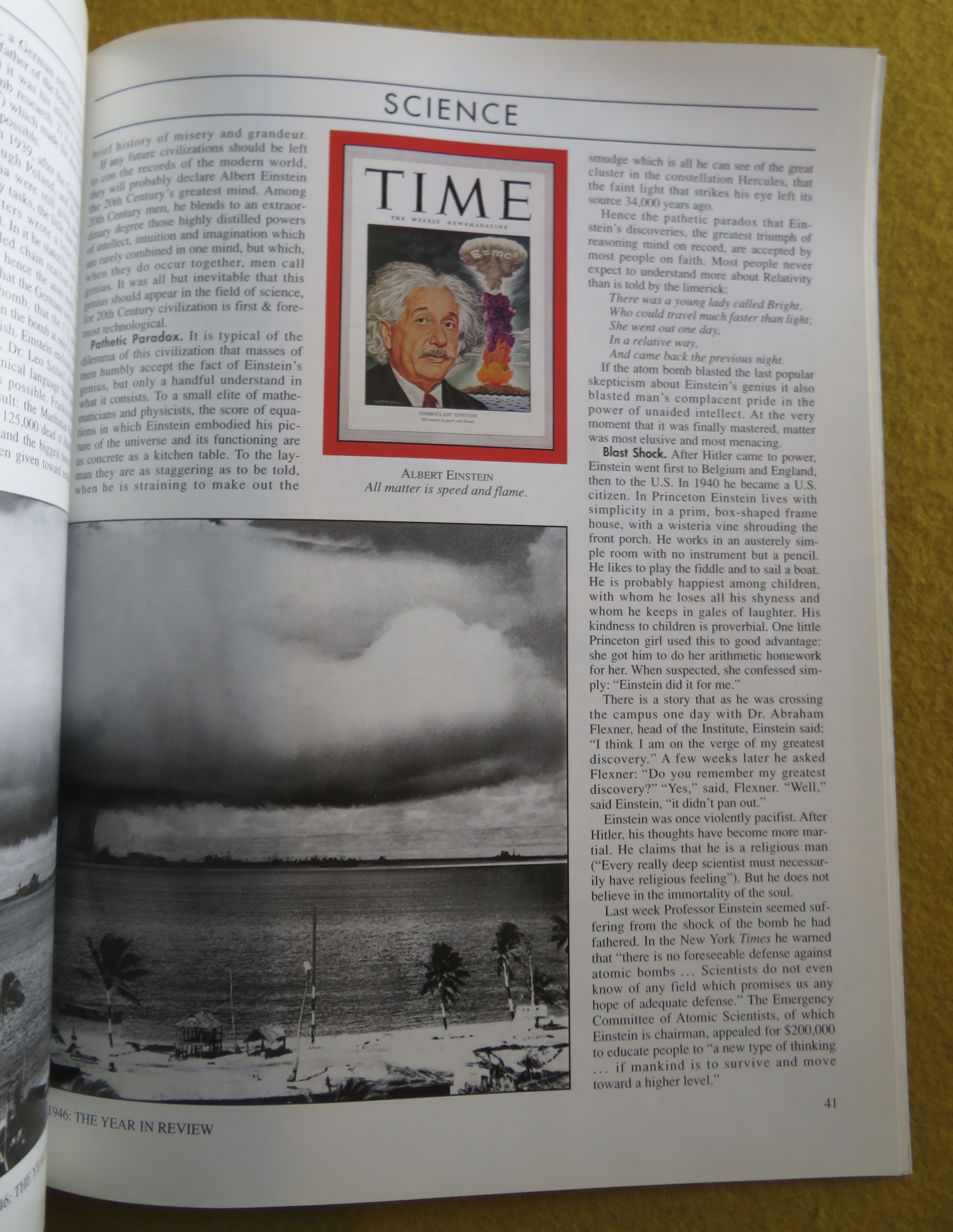 Time Magazine 1996 1946 The Year In Review